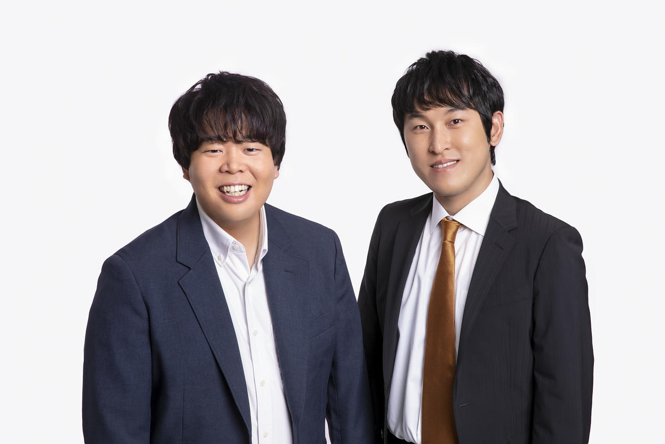 ゲスト出演する宮下草薙の草薙航基（左）と宮下兼史鷹