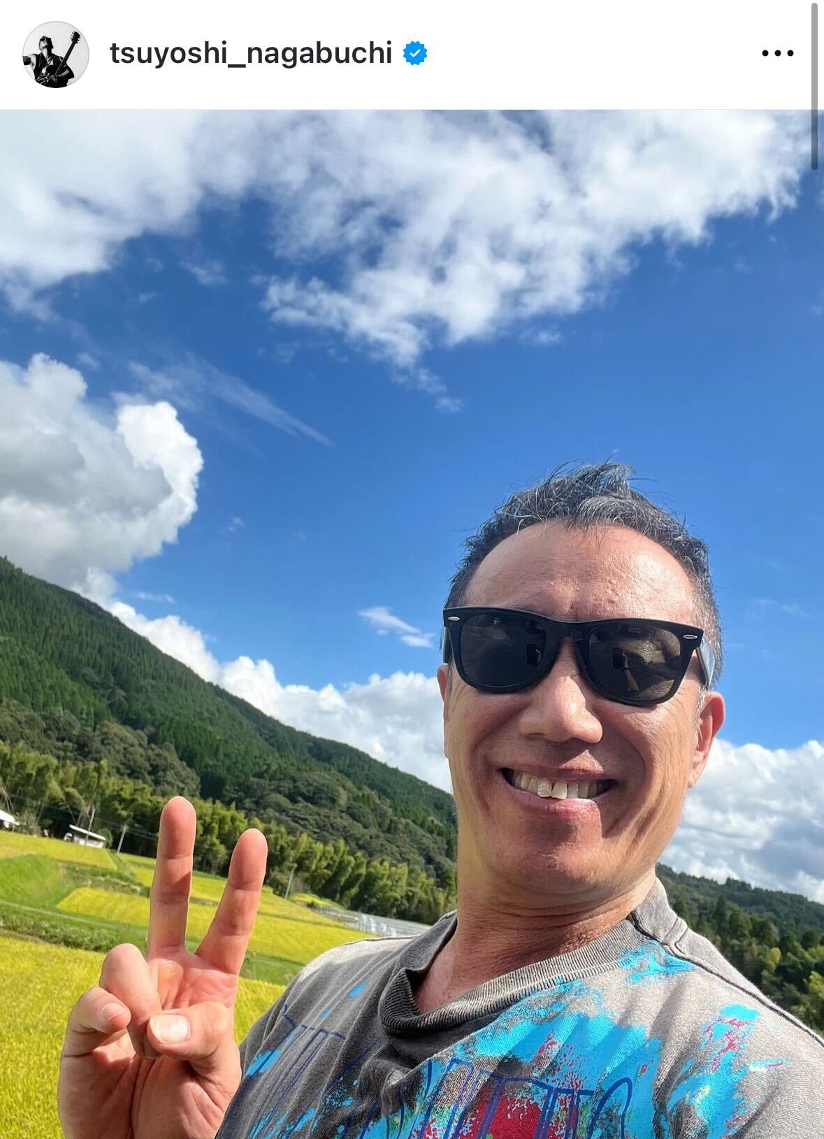 長渕剛のインスタグラムから