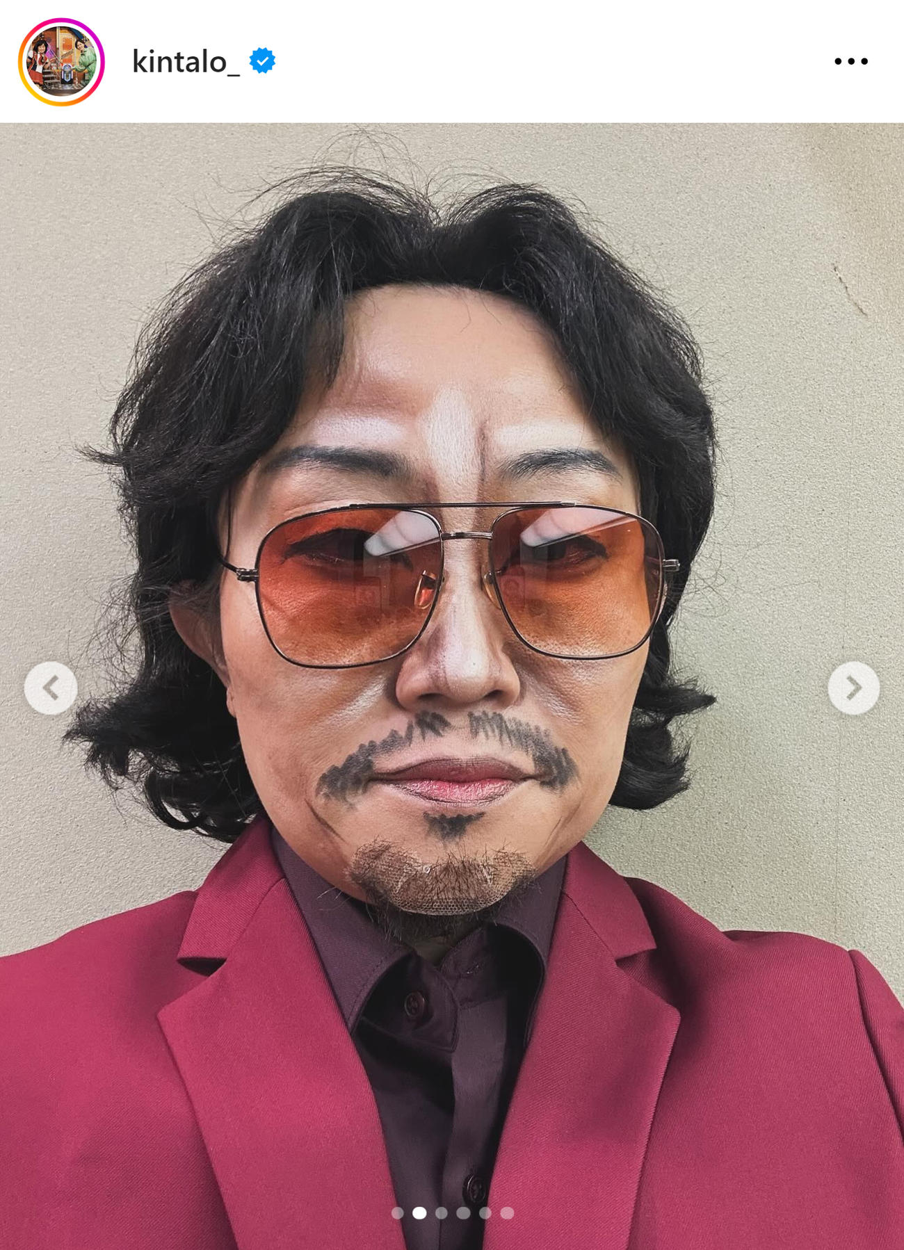 キンタロー。のインスタグラムから