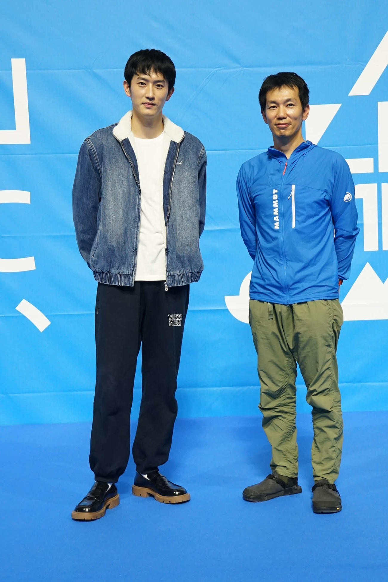 アウトドアイベント「ALPS OUTDOOR SUMMIT2024」に出席した杉野遥亮（左）とドラマ「マウンテンドクター」で医療監修を務めた市川智英氏