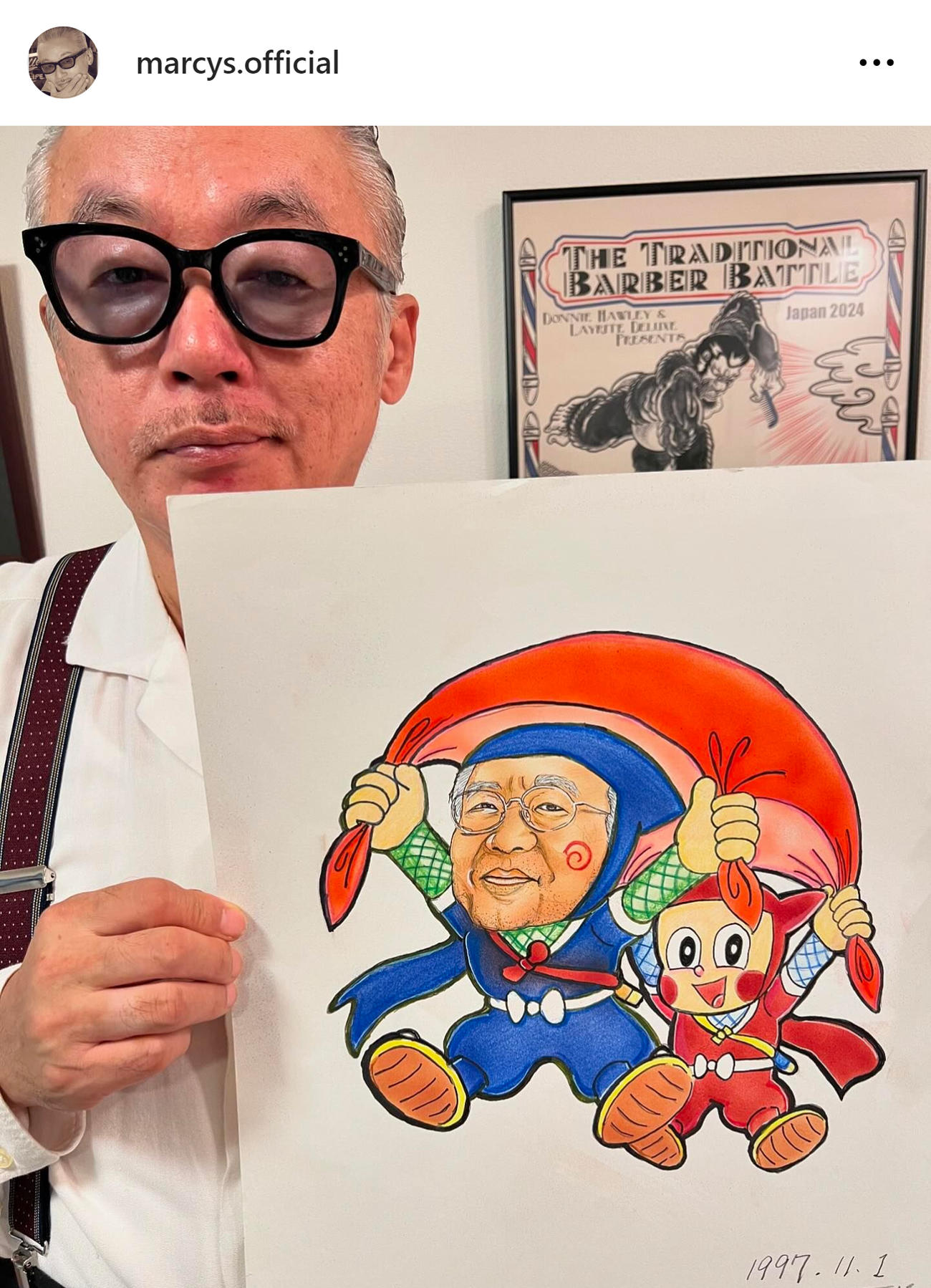 田代まさし氏のインスタグラムから