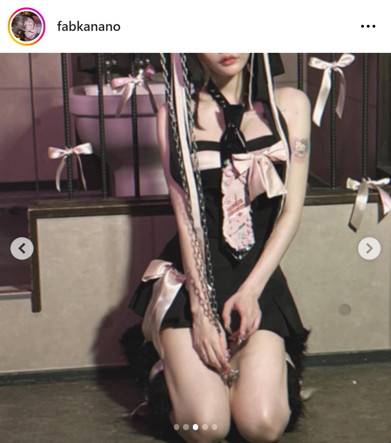 戦慄かなののインスタグラムから