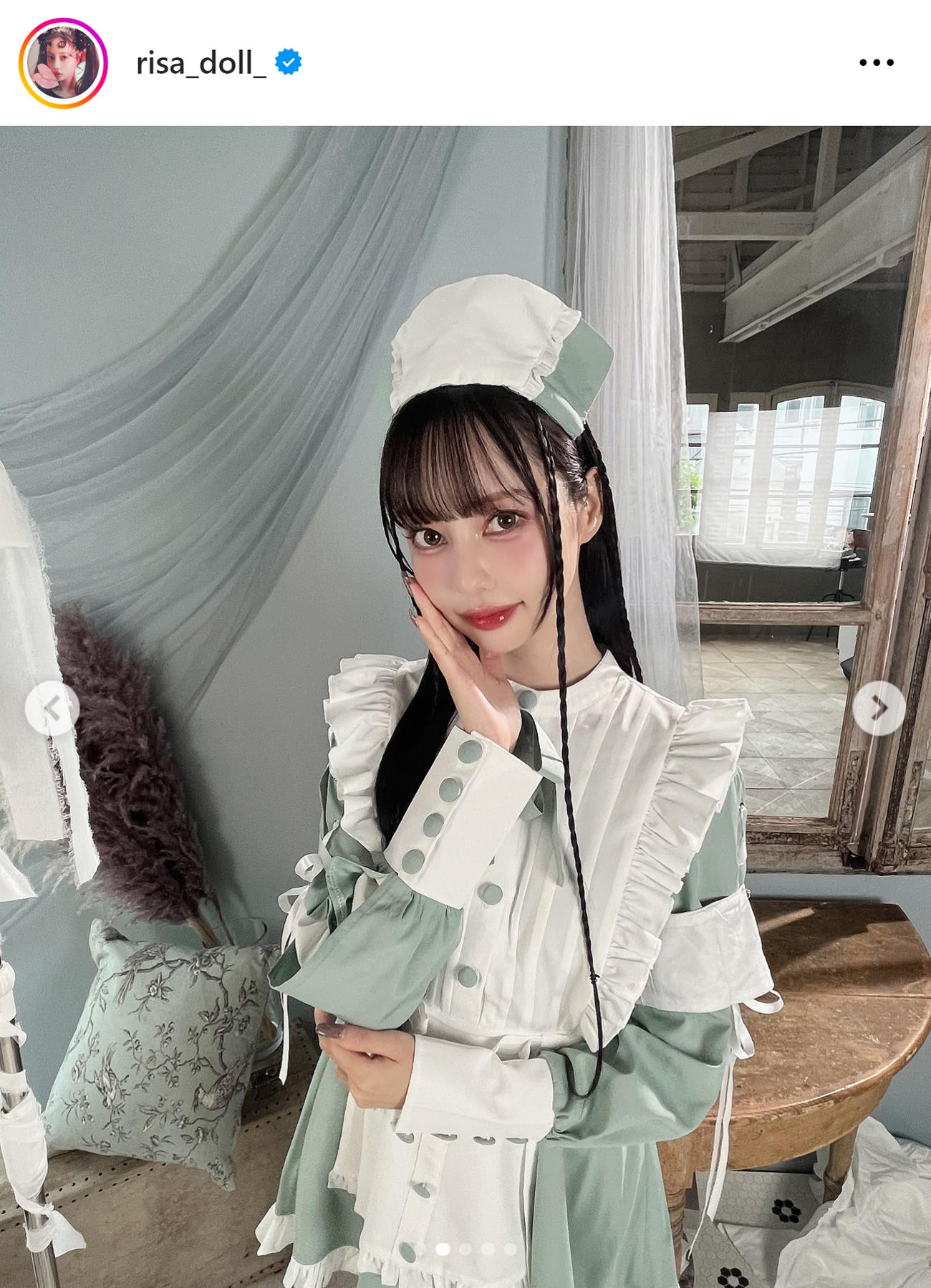 中村里砂のインスタグラムから