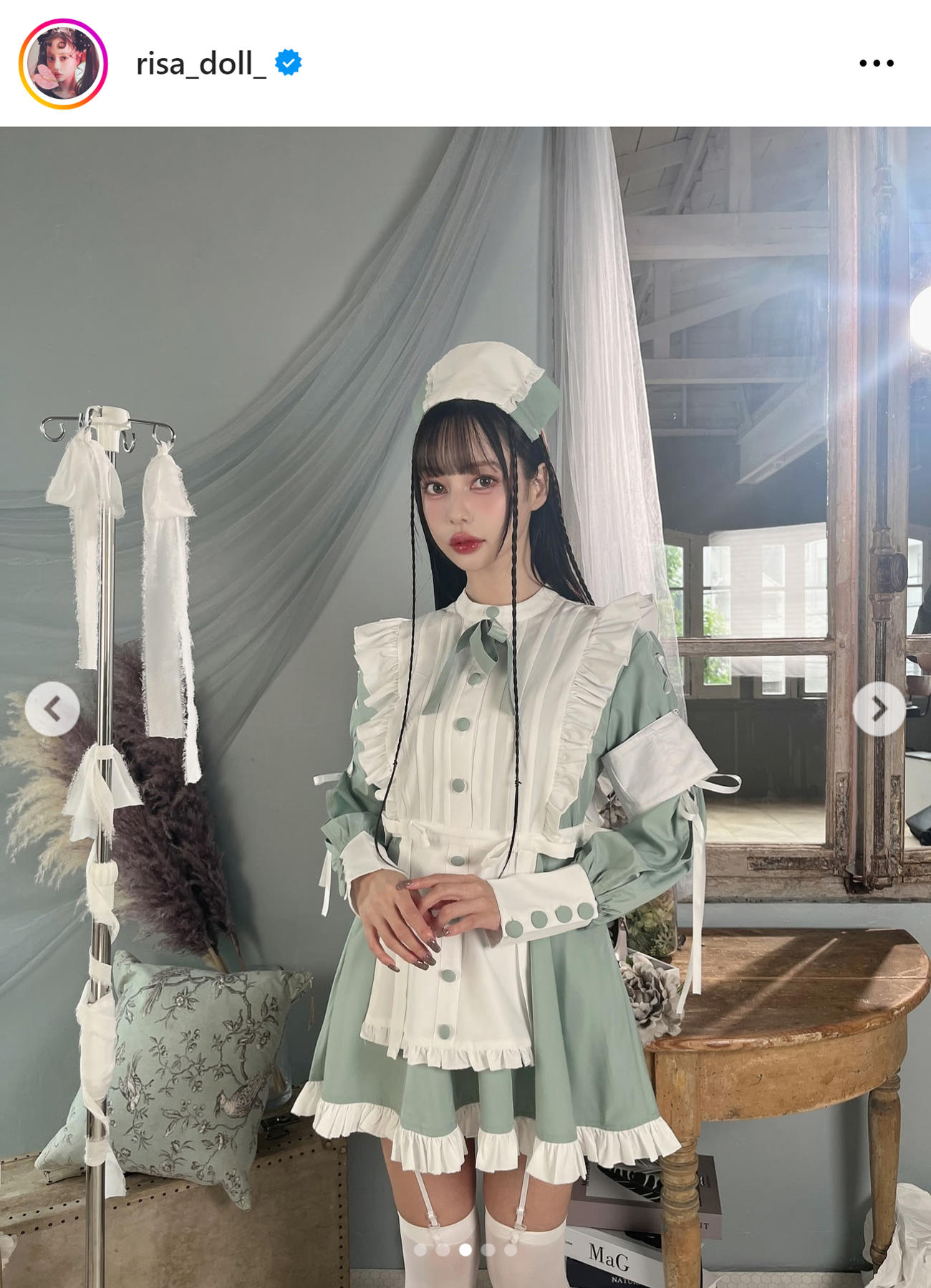 中村里砂のインスタグラムから