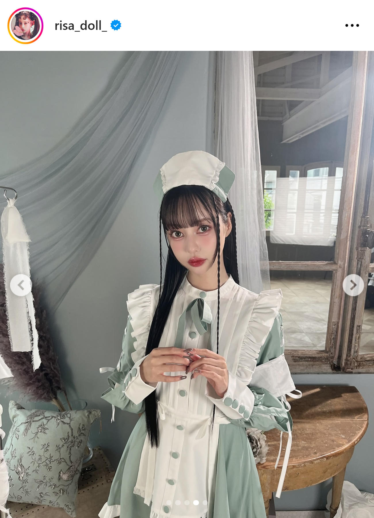 中村里砂のインスタグラムから