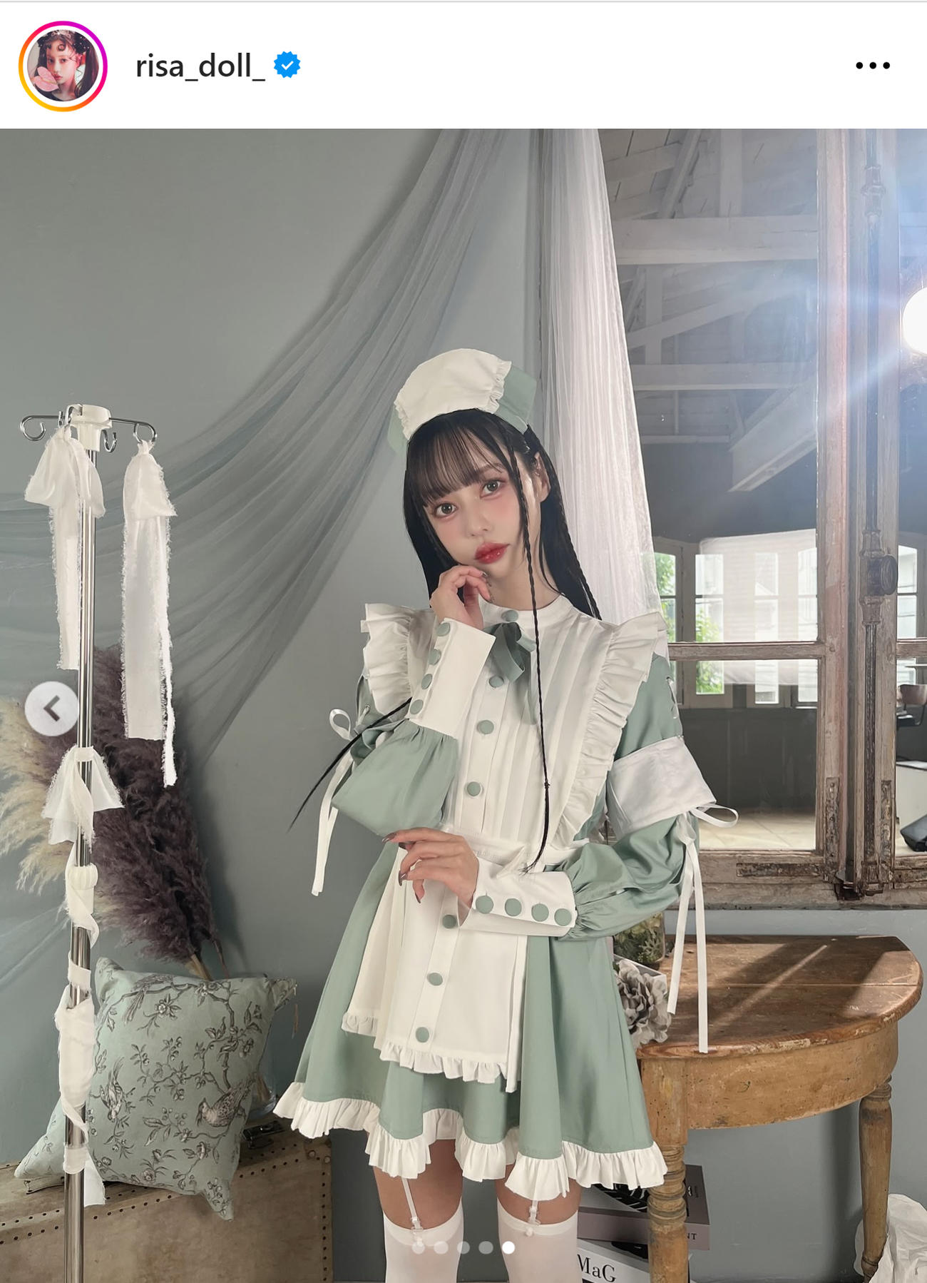 中村里砂のインスタグラムから