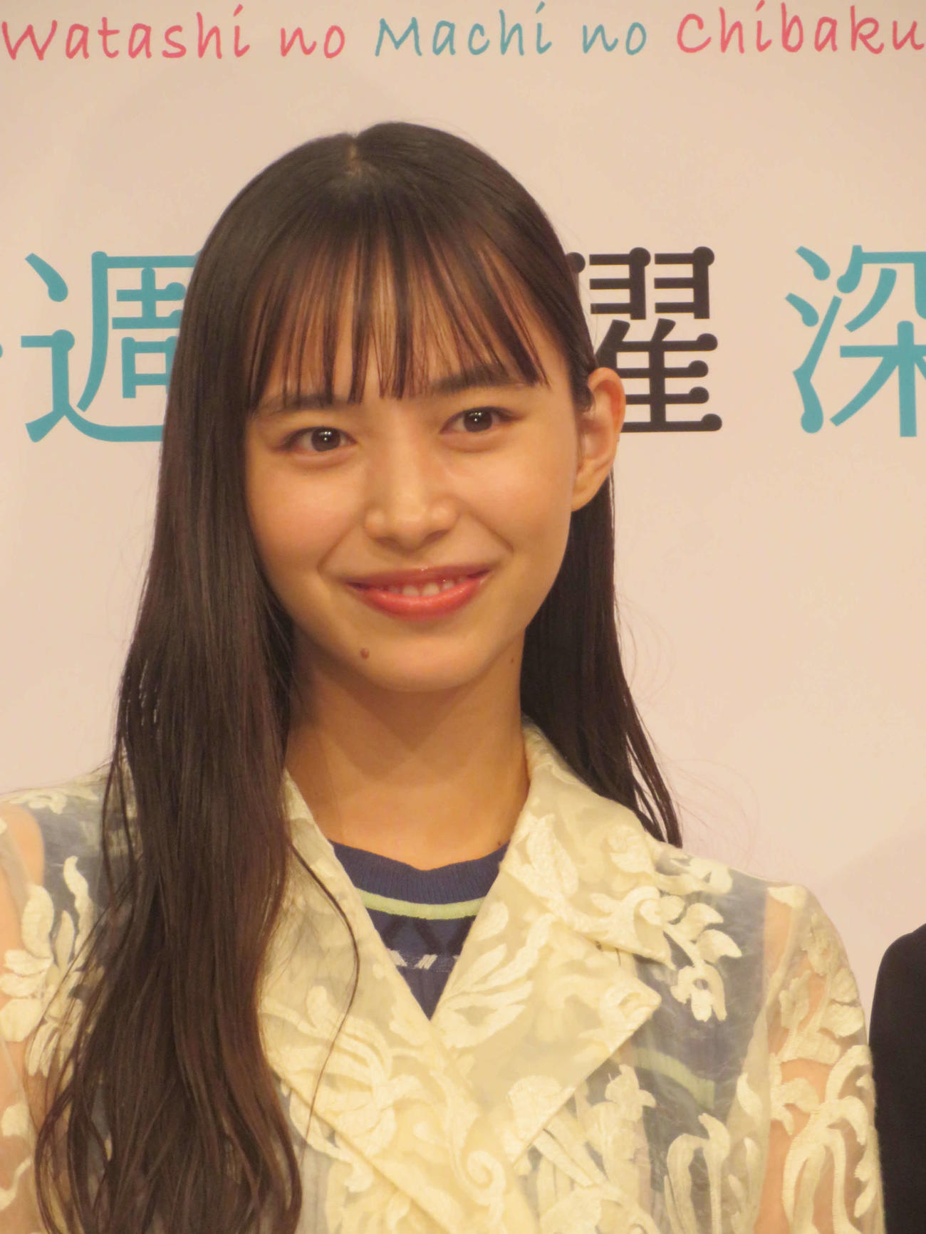 テレビ東京ドラマNEXT「私の町の千葉くん。」記者会見に出席した井桁弘恵