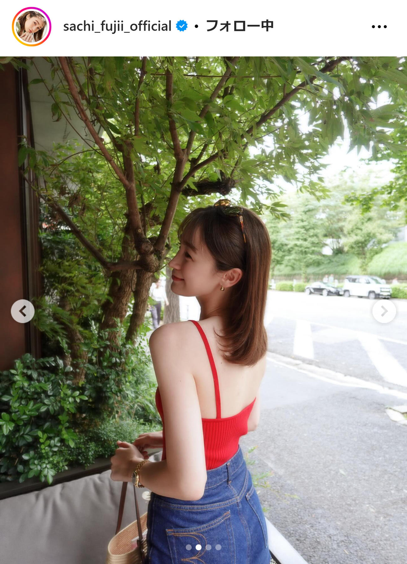 藤井サチのインスタグラムから