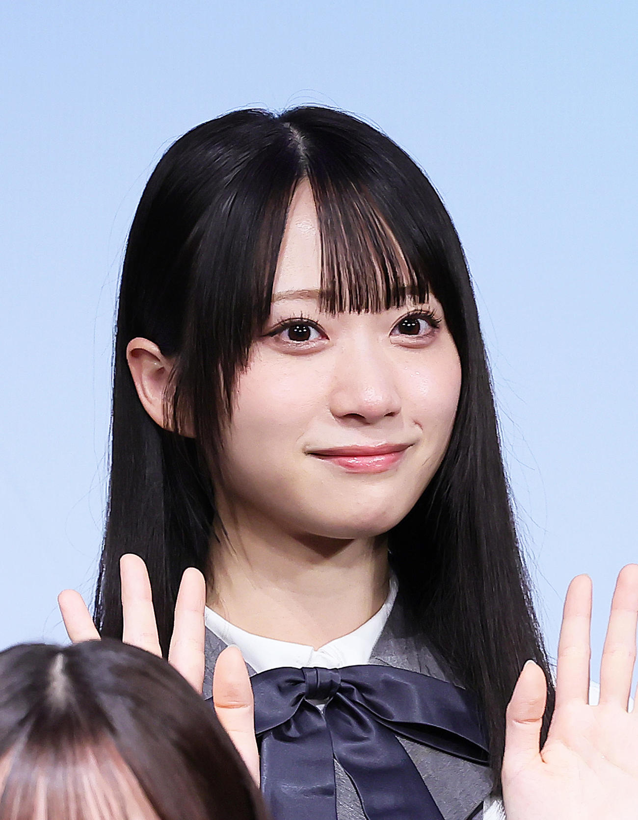 発表会に登壇した「Rain Tree」のマキ（撮影・足立雅史）