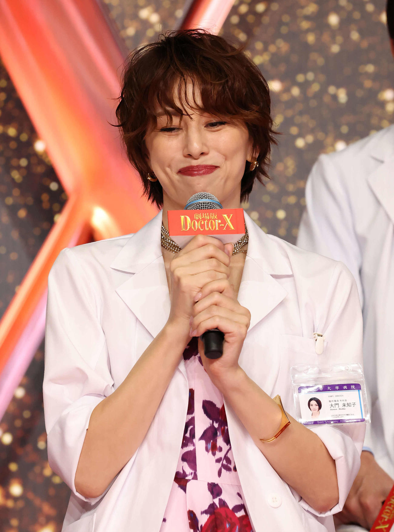 この映画がシリーズ最後だと発表する米倉涼子（撮影・丹羽敏通）