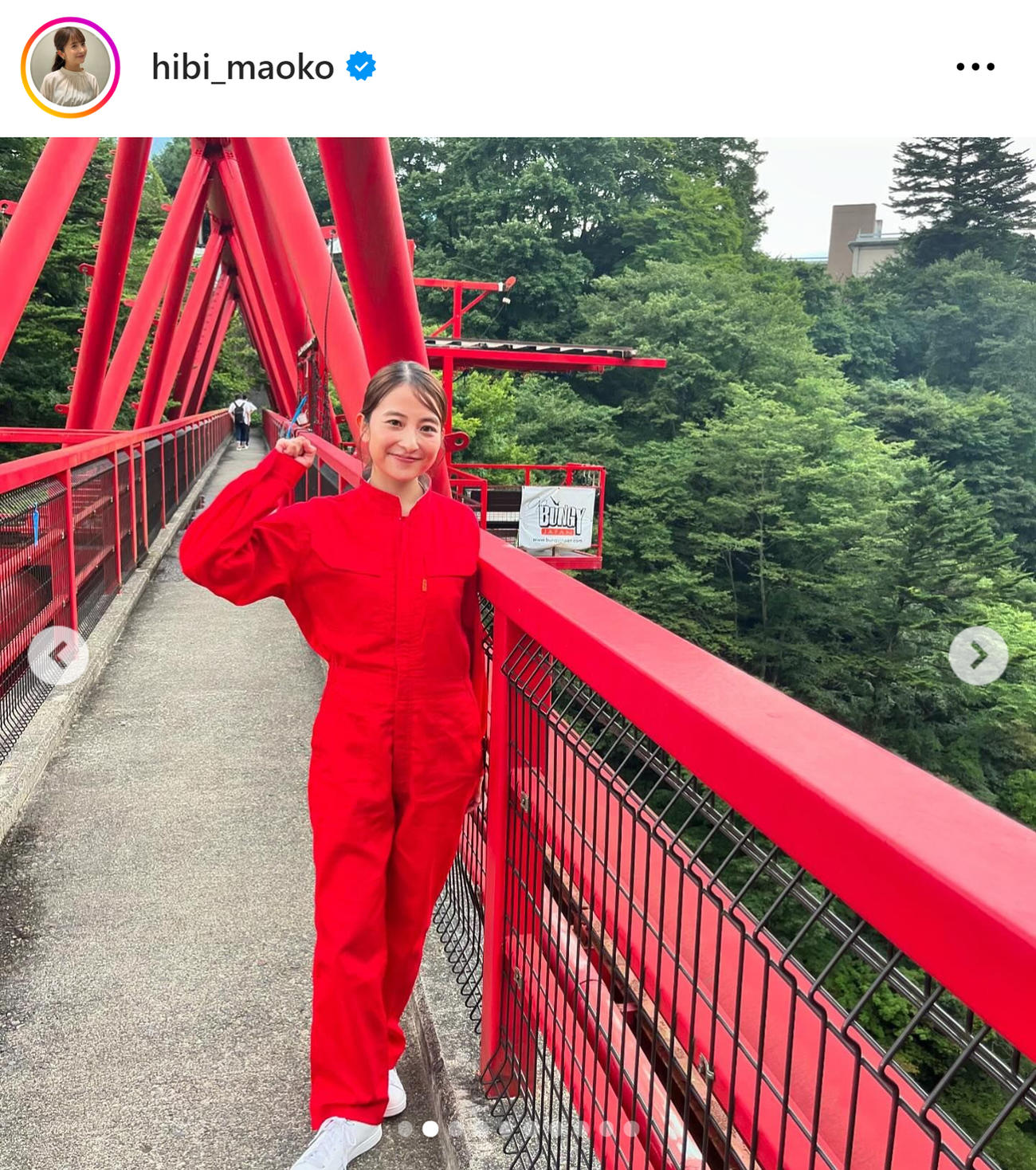 TBS日比麻音子アナのインスタグラムから