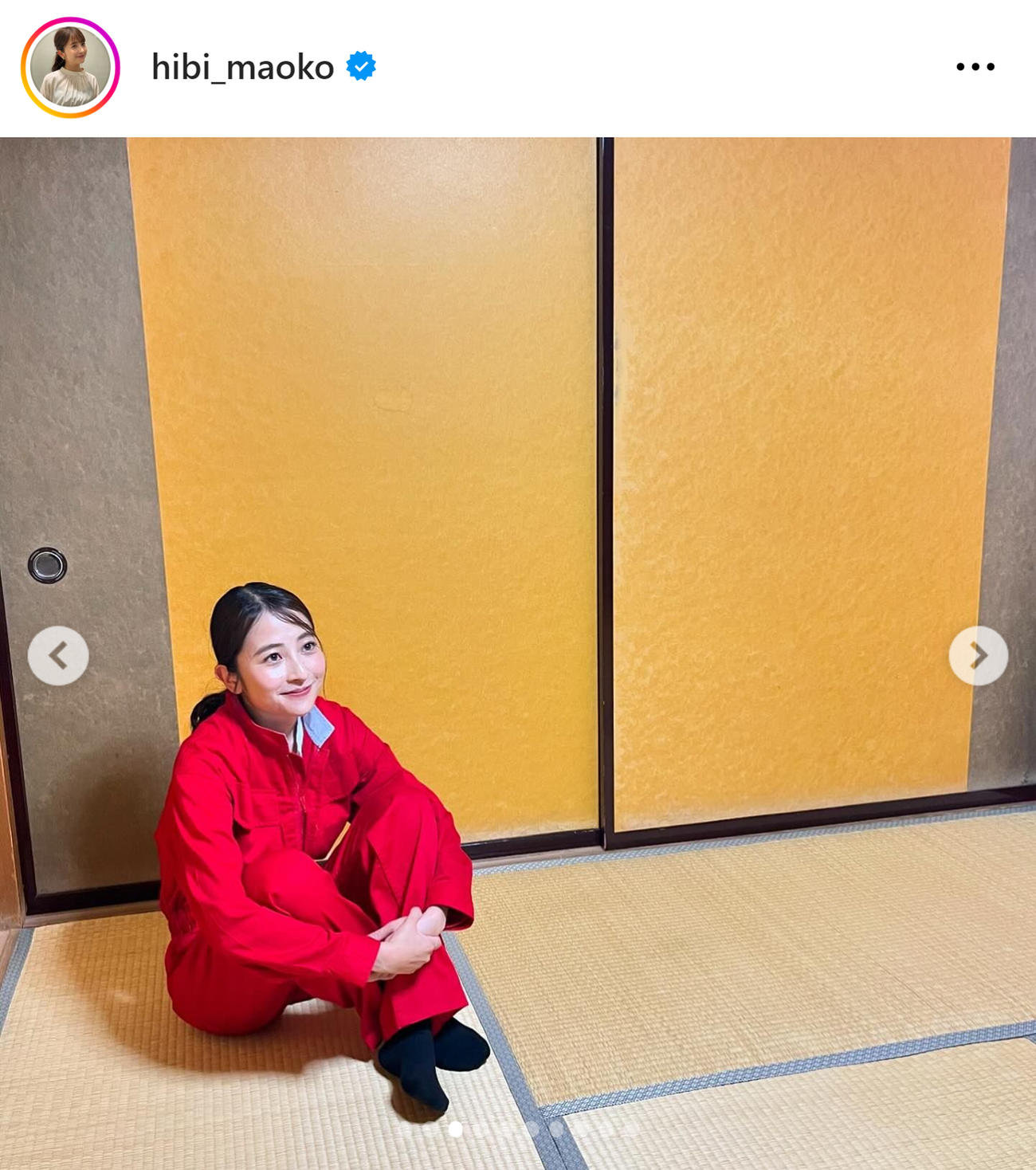 TBS日比麻音子アナのインスタグラムから