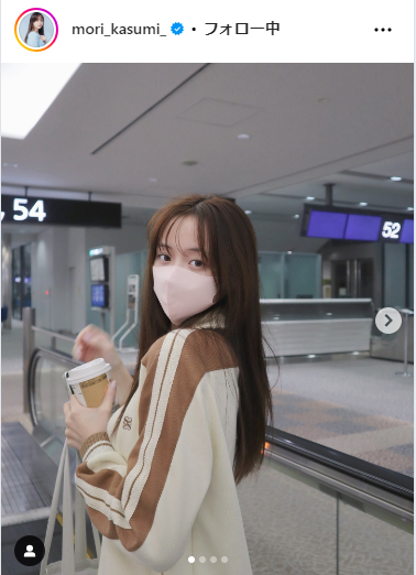 森香澄のインスタグラムから