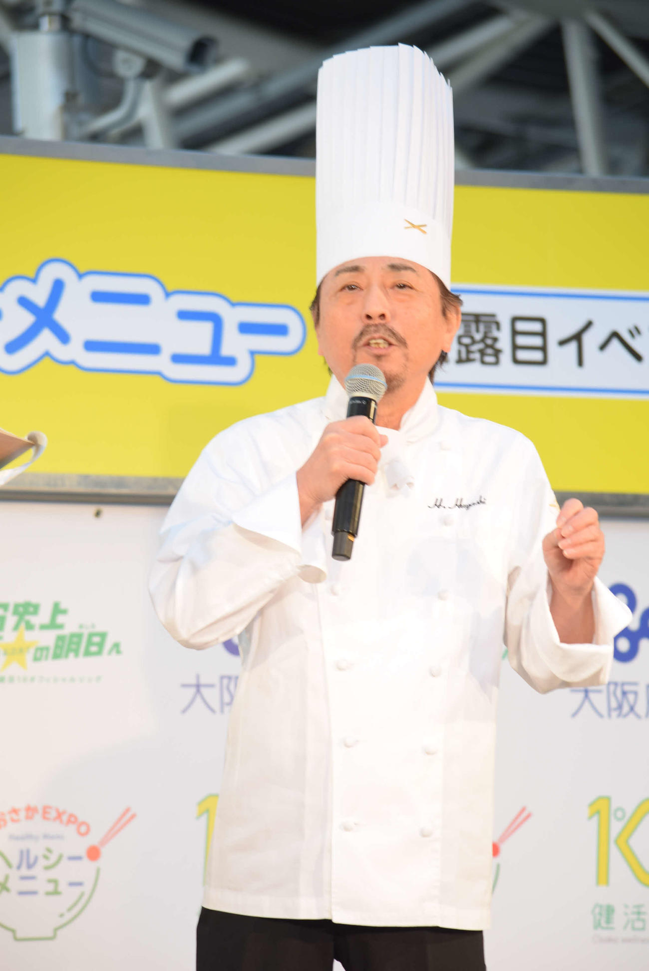 新おおさかEXPOヘルシーメニューを考案した林裕人氏（撮影・阪口孝志）
