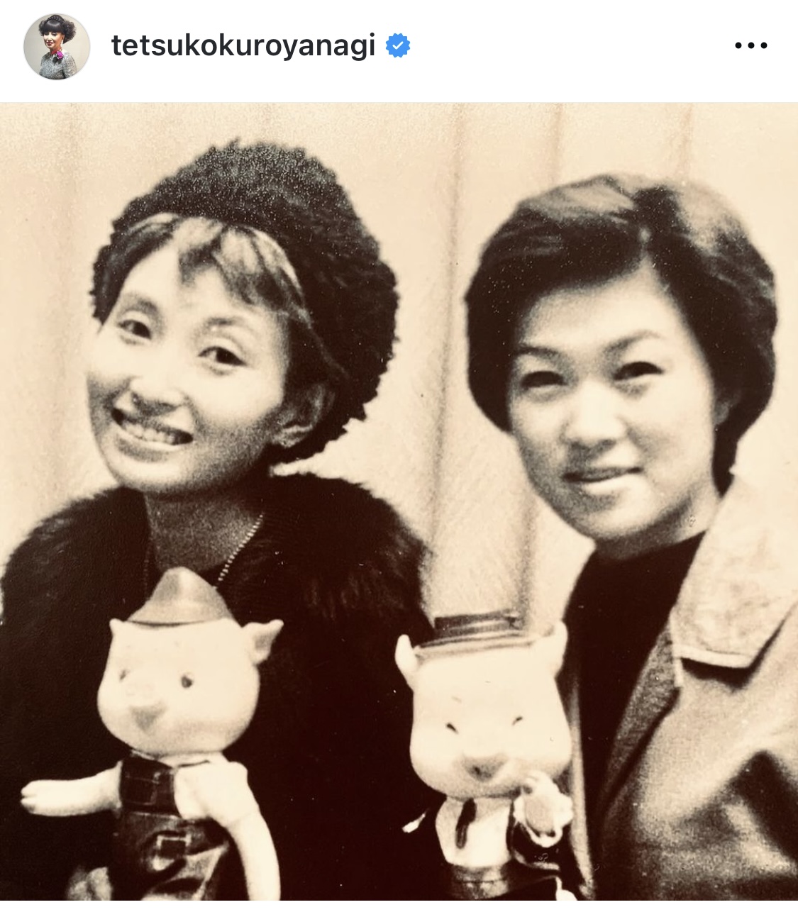 黒柳徹子インスタグラムから