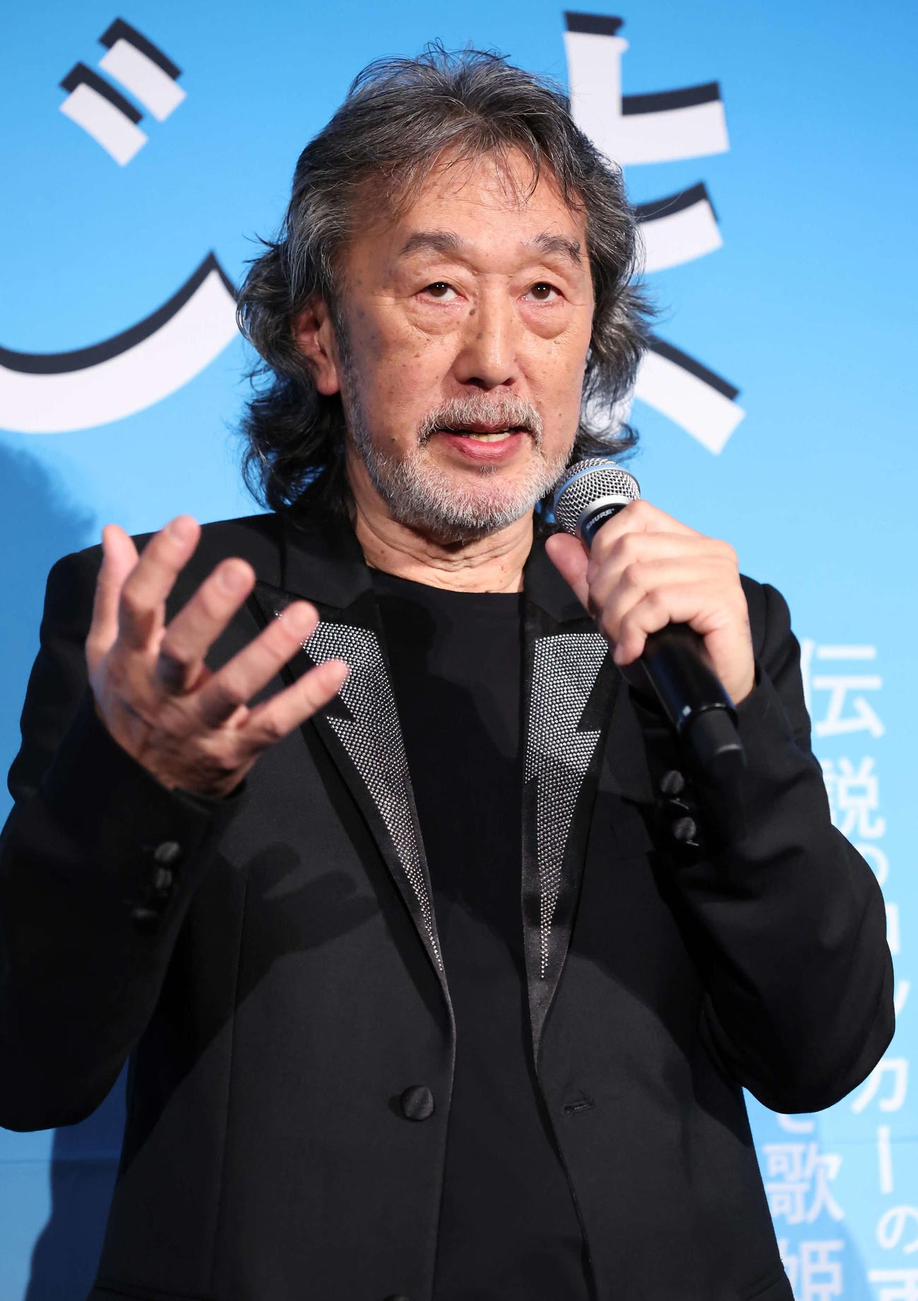 この映画への思いを語るexJAYWALKの中村耕一（撮影・丹羽敏通）