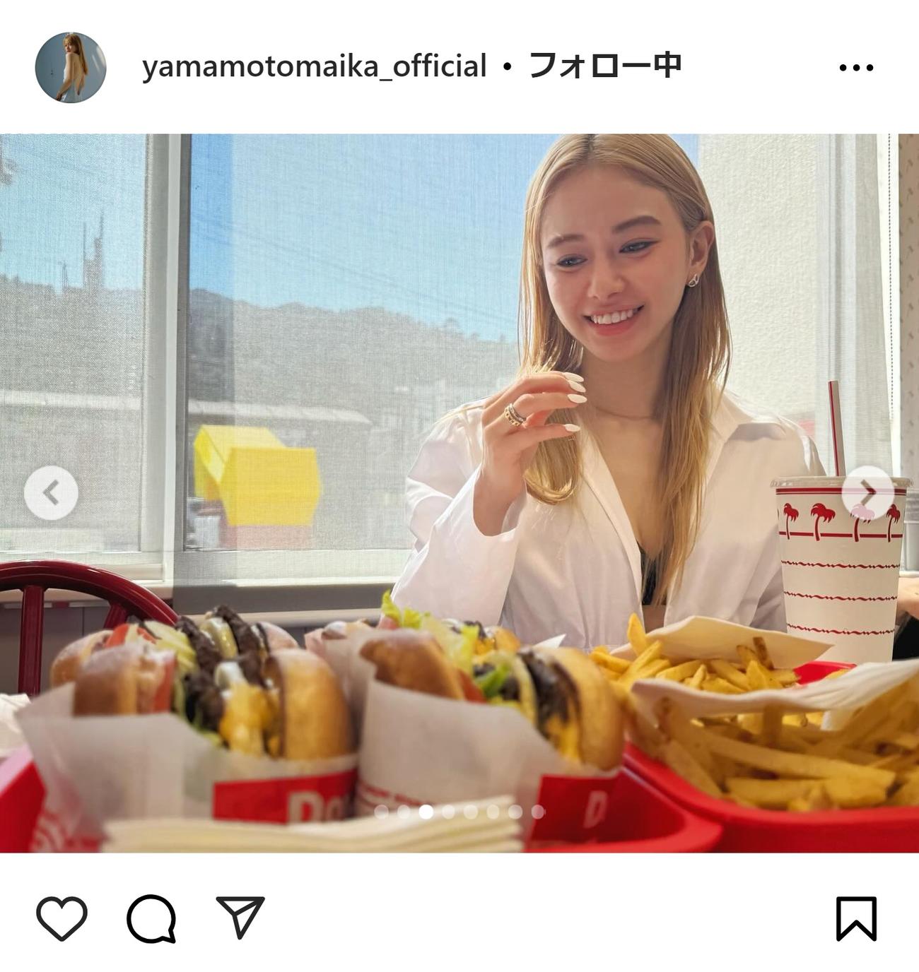 山本舞香のインスタグラムから