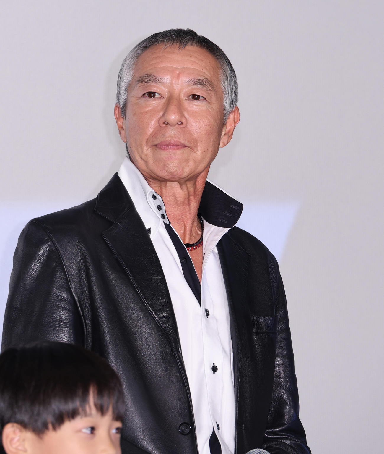映画「室井慎次　敗れざる者」初日舞台あいさつを行う柳葉敏郎（撮影・中島郁夫）