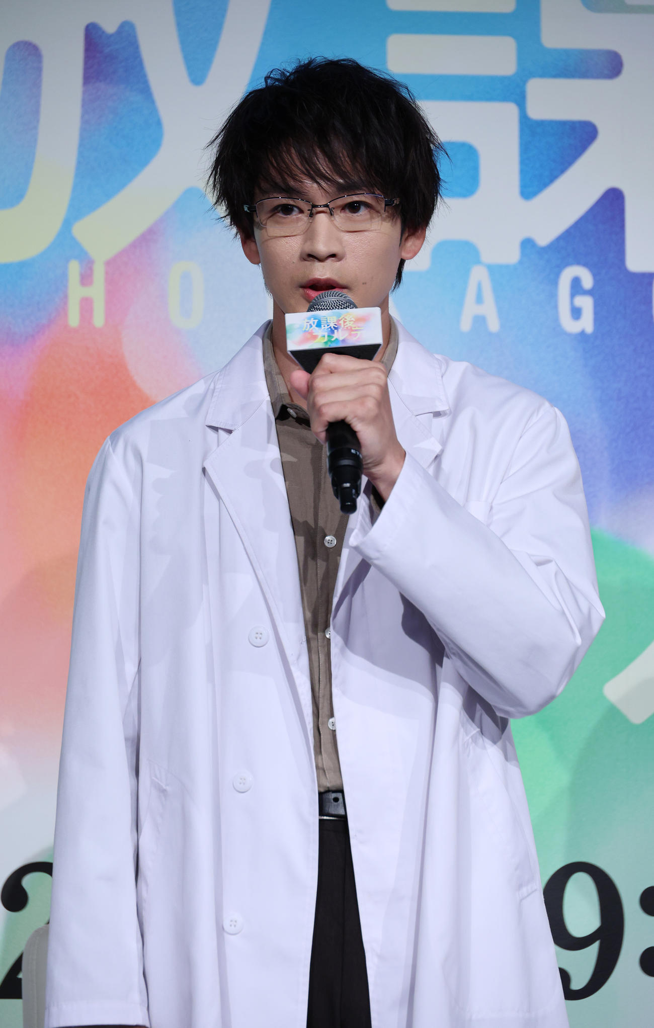 ドラマ「放課後カルテ」の記者会見を行った松下洸平（撮影・中島郁夫）