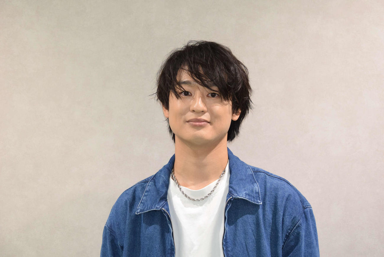 ツアーや父への思いを語った尾崎裕哉（撮影・阪口孝志）