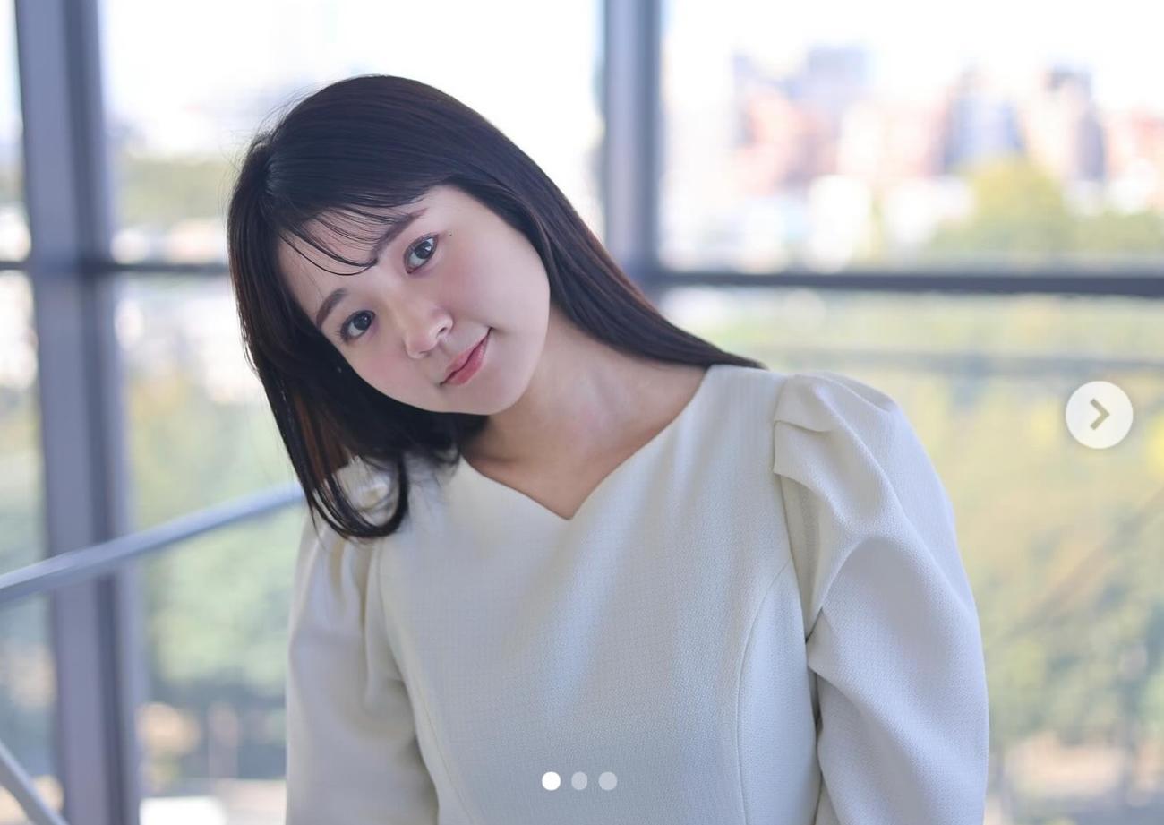 冨田有紀アナのインスタグラムから