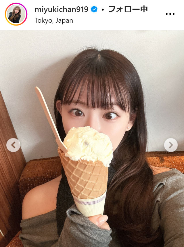 渡辺美優紀のインスタグラムから