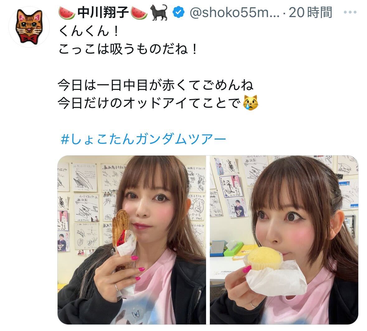 中川翔子のＸから