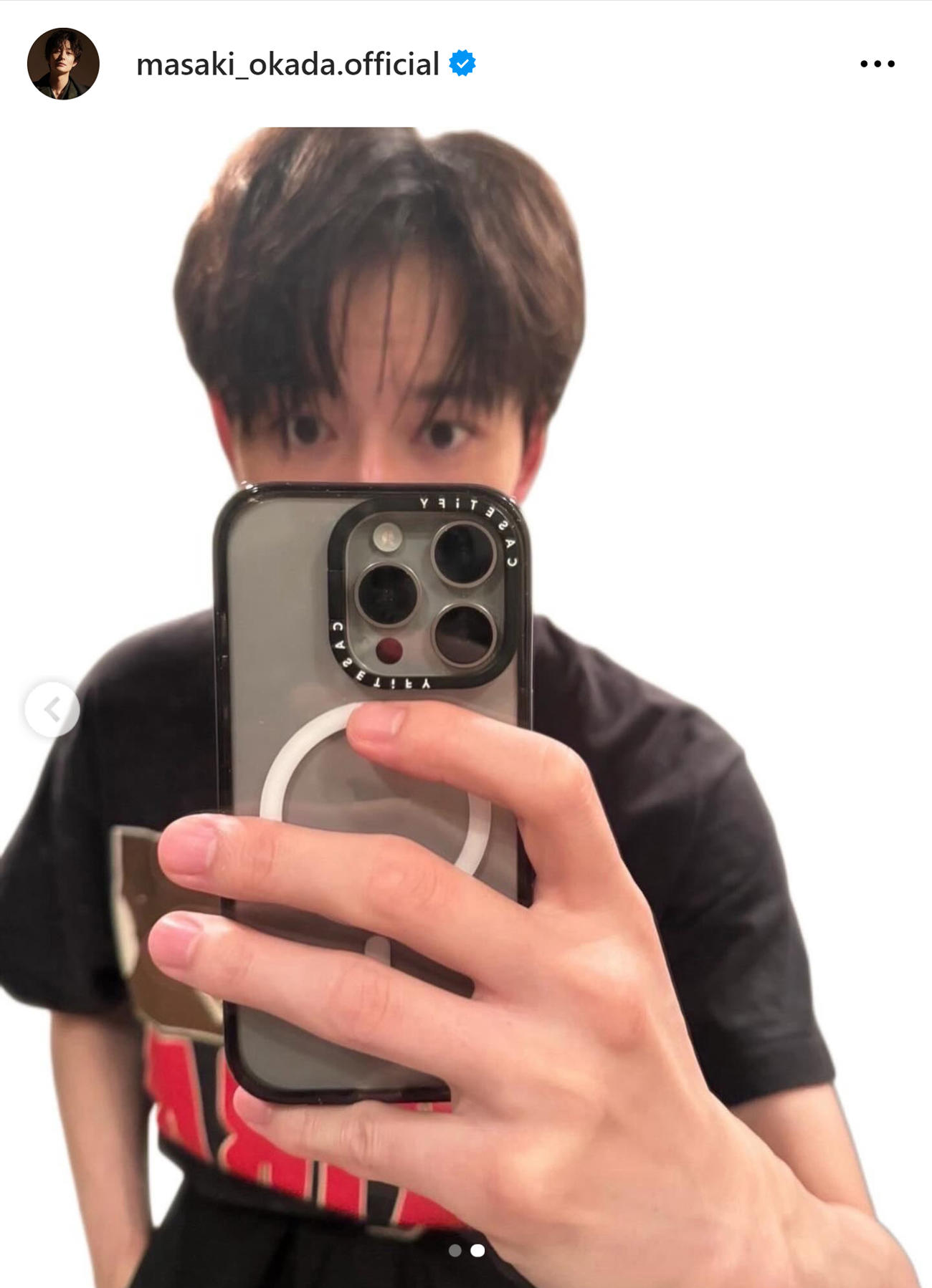 岡田将生のインスタグラムから