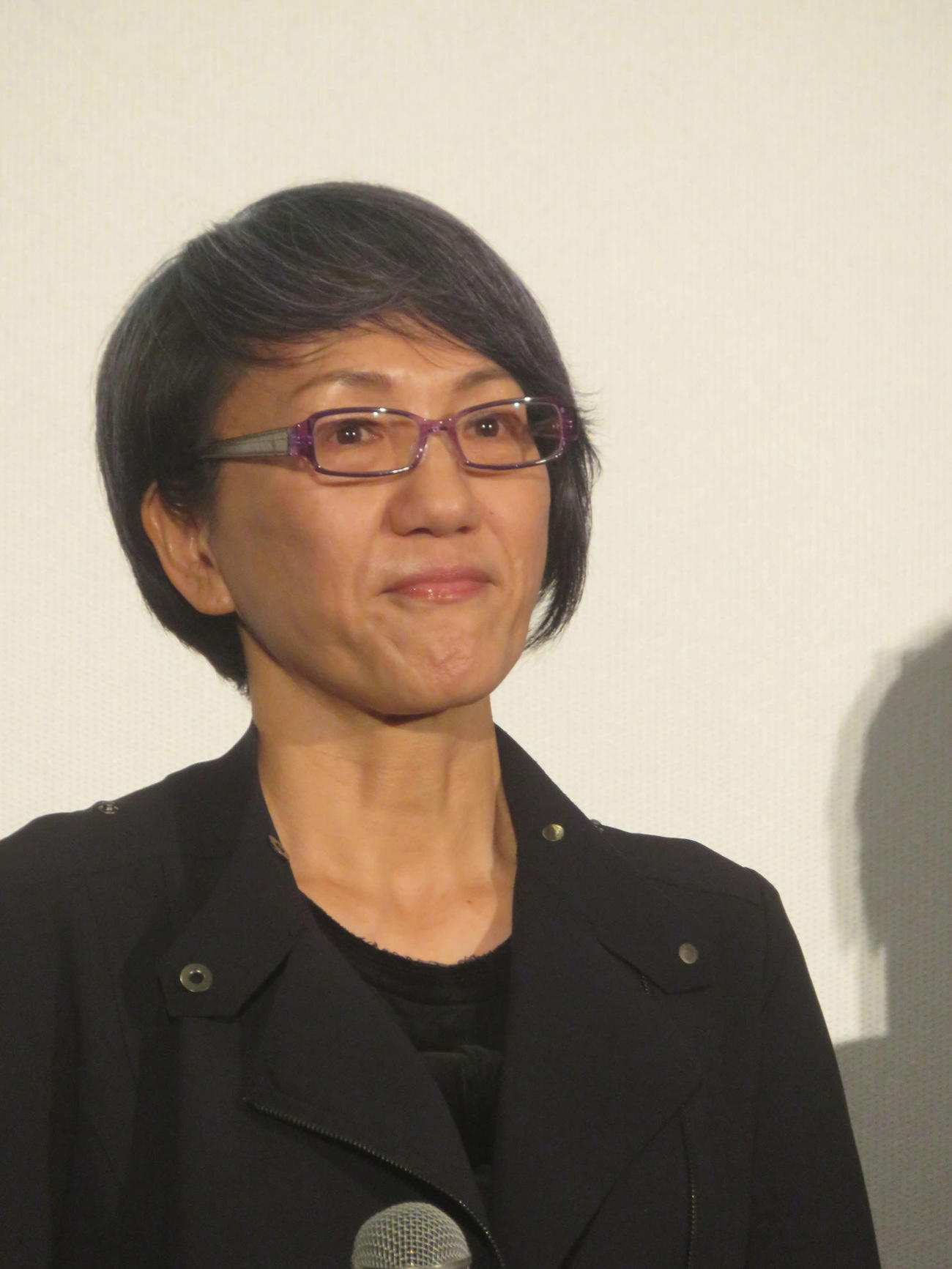 映画「まる」先行上映イベントに出席した荻上直子監督