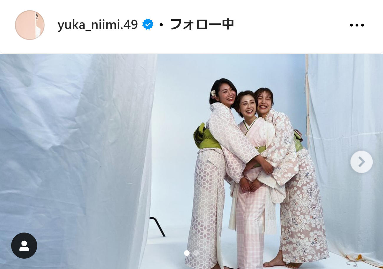 新美有加アナのインスタグラムから