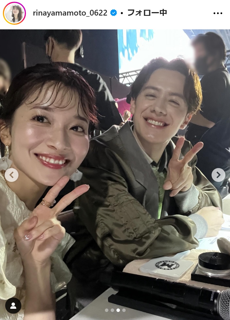 山本里菜のインスタグラムから