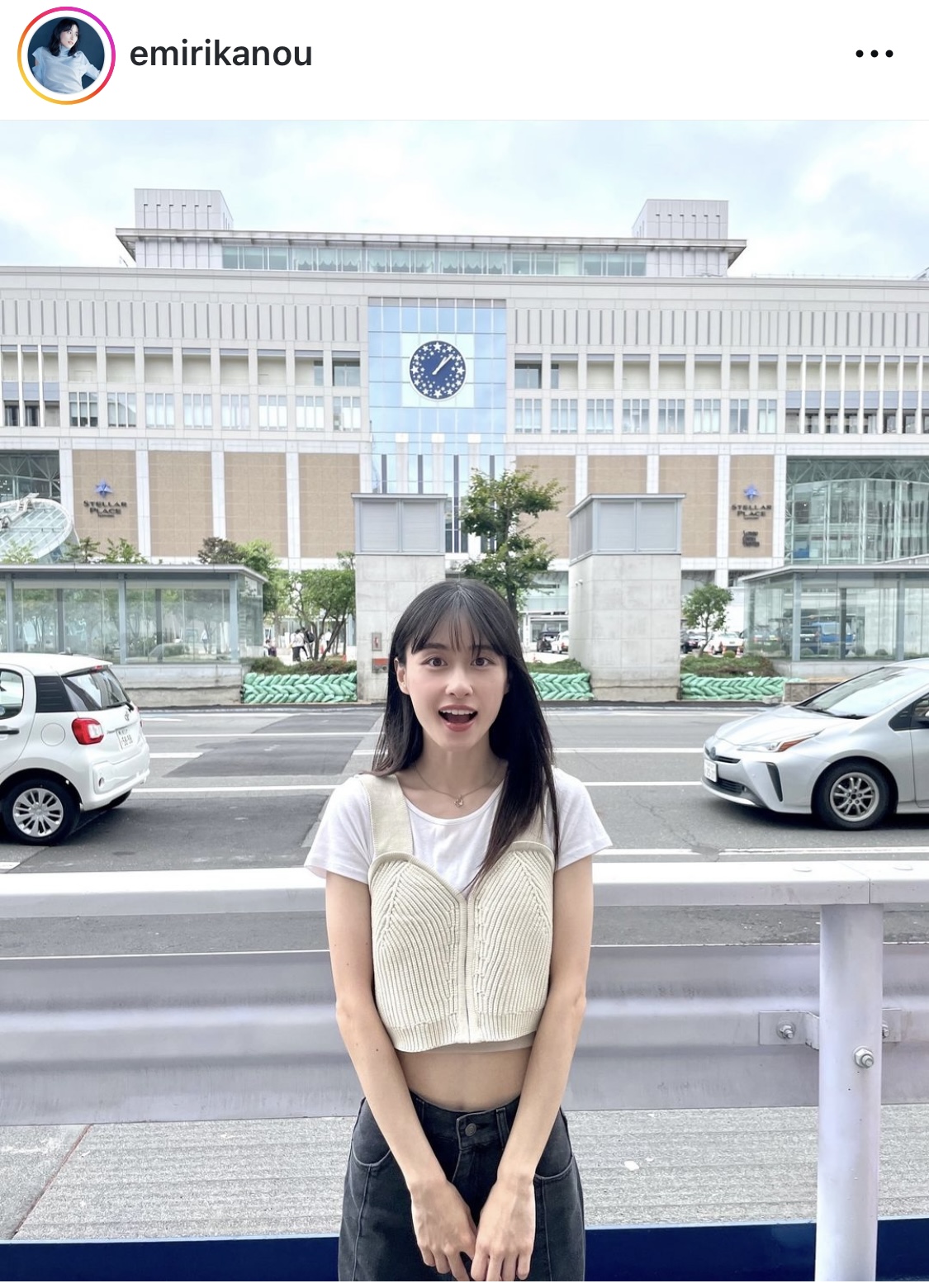 加納エミリのインスタグラムから