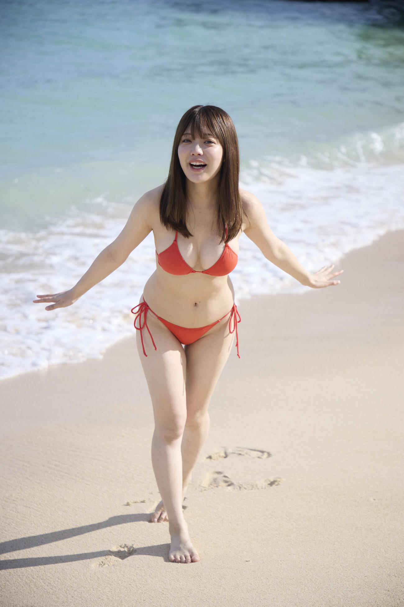 来年3月に発売する初DVDの撮影を行った塩見きら