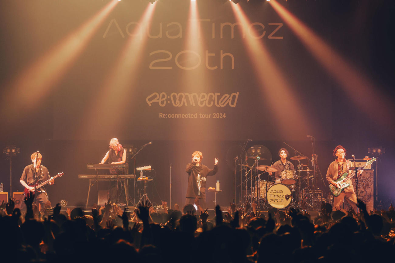 再結成後初のツアー「Re：connected」初日公演を行ったAqua Timez
