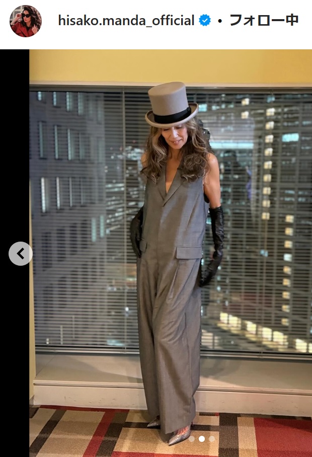萬田久子のインスタグラムから