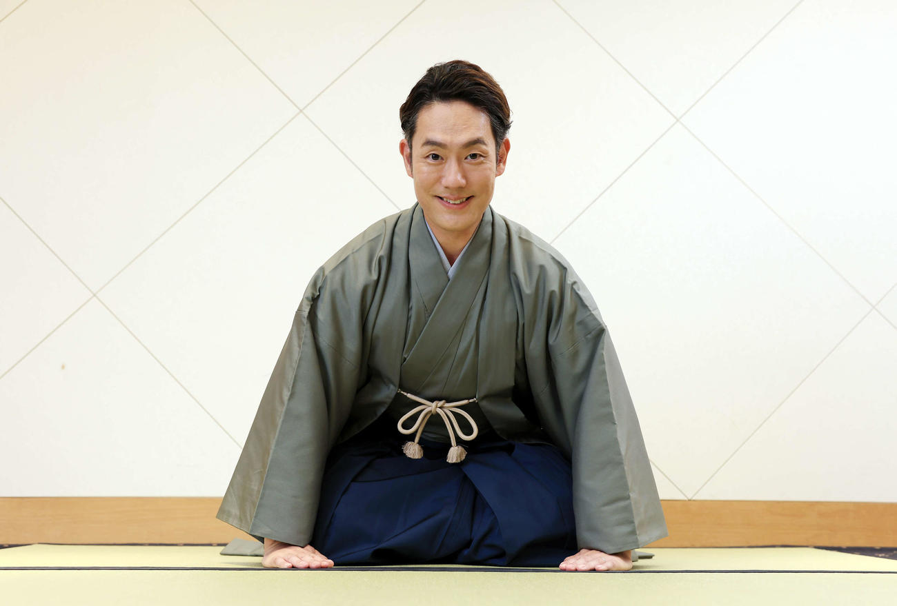 優しい笑顔にも、深みを増して風格も感じる中村勘九郎（撮影・浅見桂子）