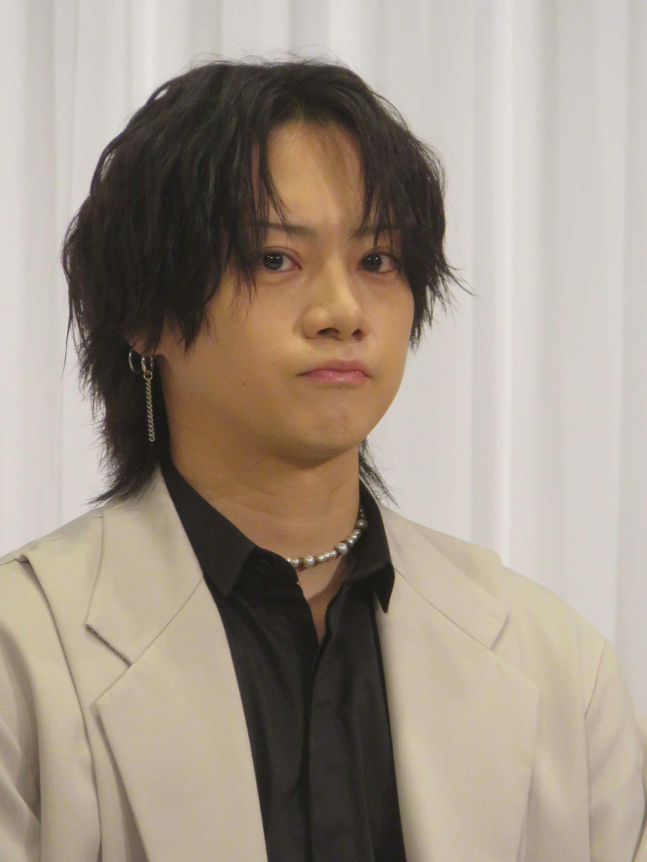 舞台「応天の門」で菅原道真を演じる佐藤流司