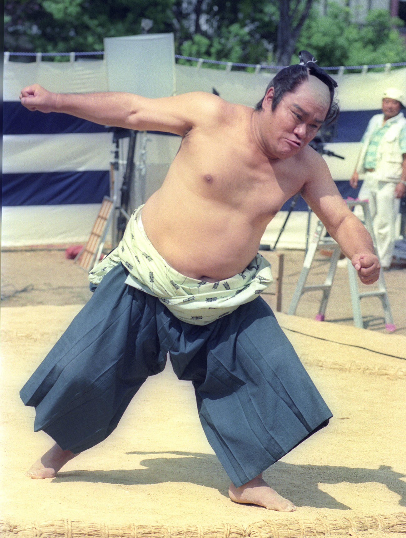 1994年9月、NHK大河ドラマ「八代将軍吉宗」に主演する西田敏行さん（共同）