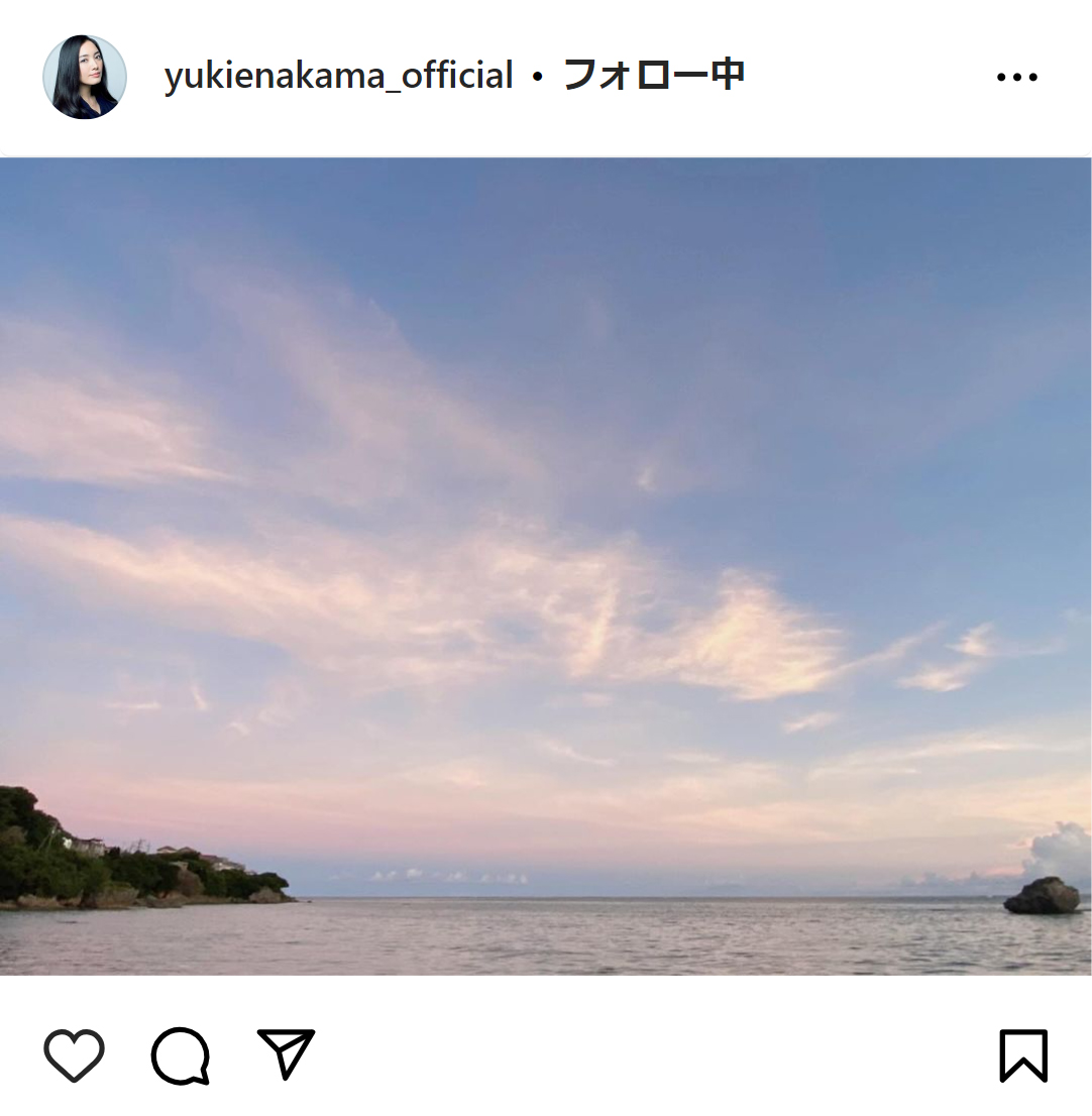 仲間由紀恵のインスタグラムから