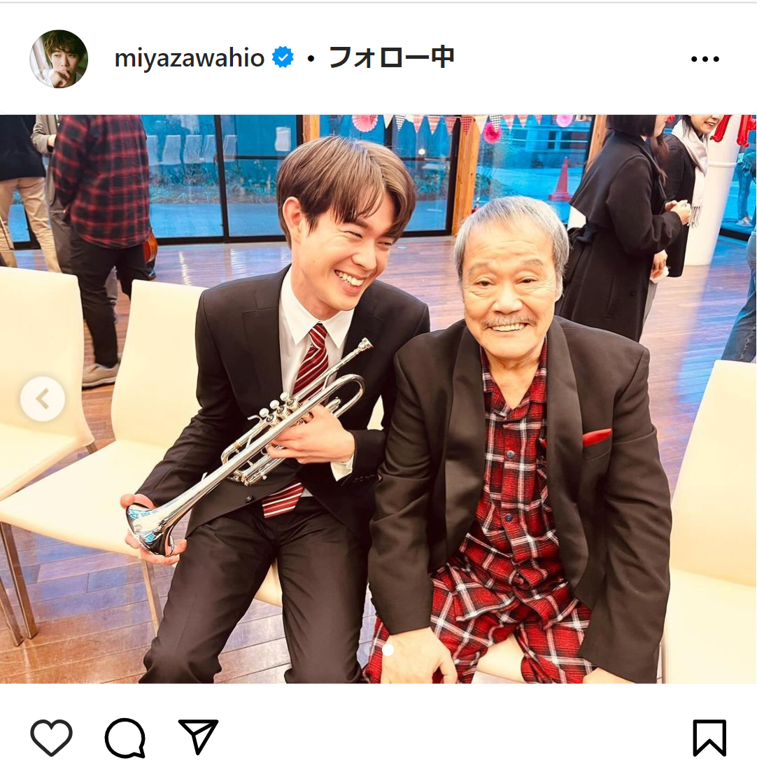 宮沢氷魚のインスタグラムから