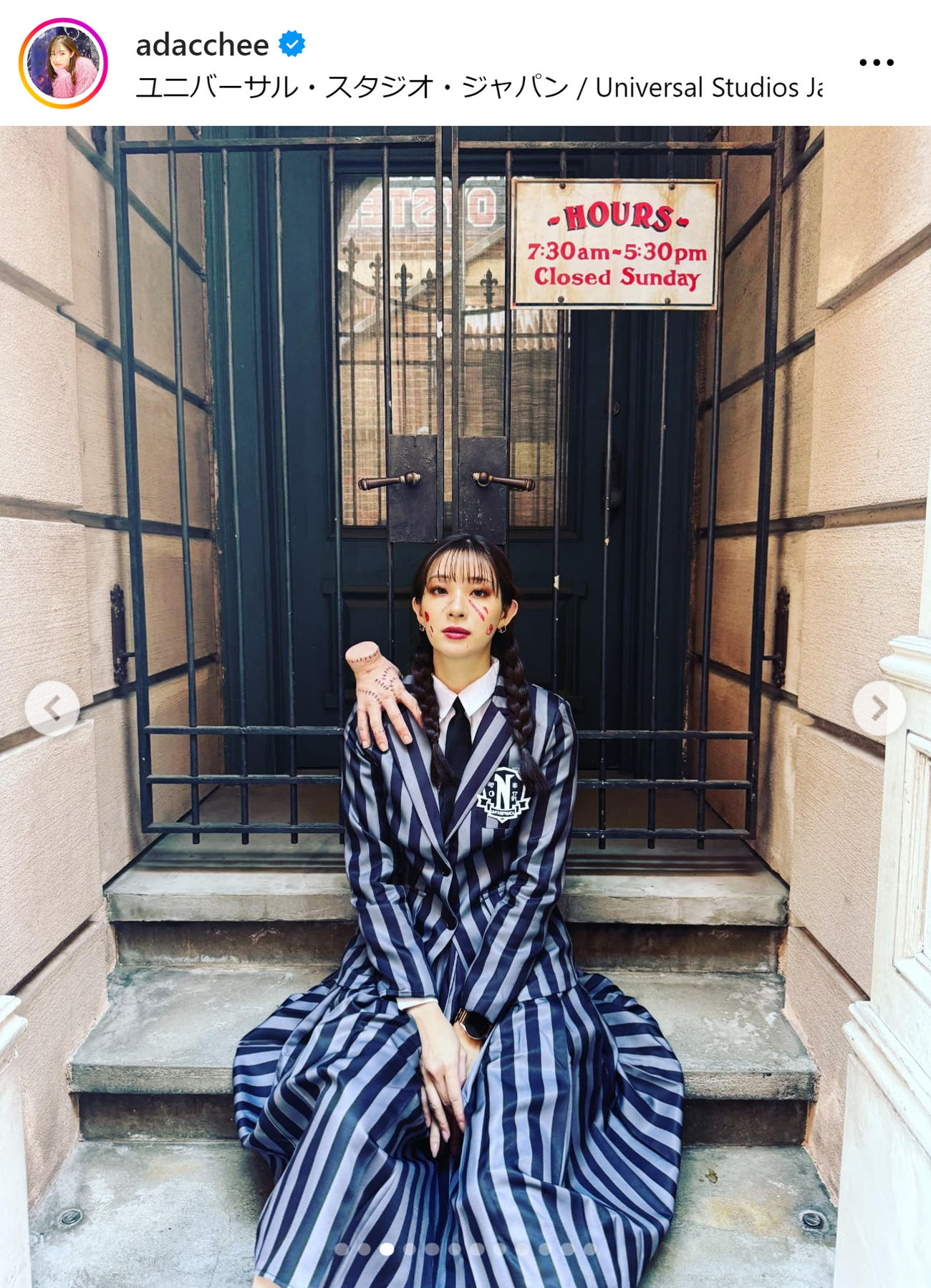 足立梨花のインスタグラムから
