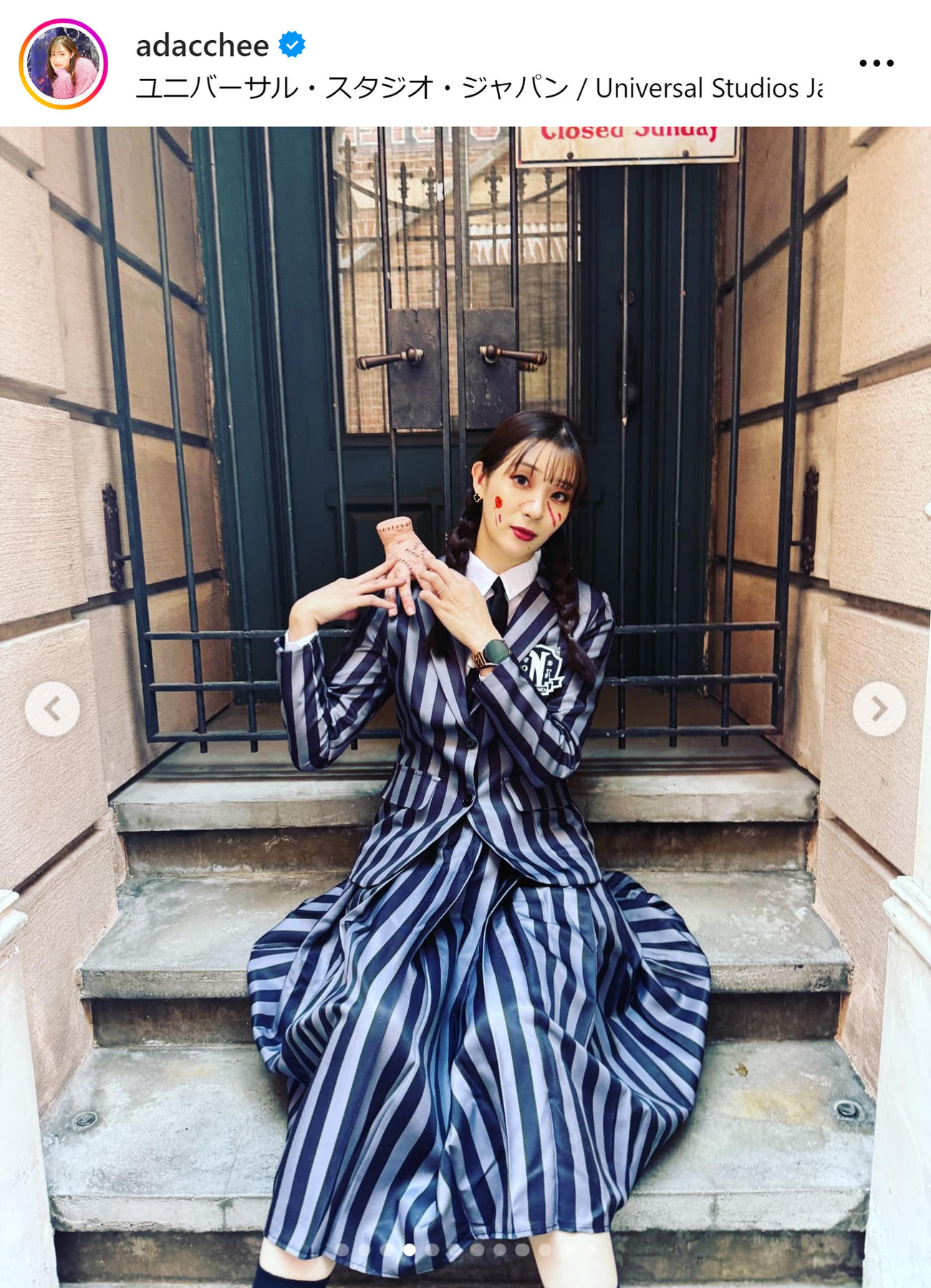 足立梨花のインスタグラムから