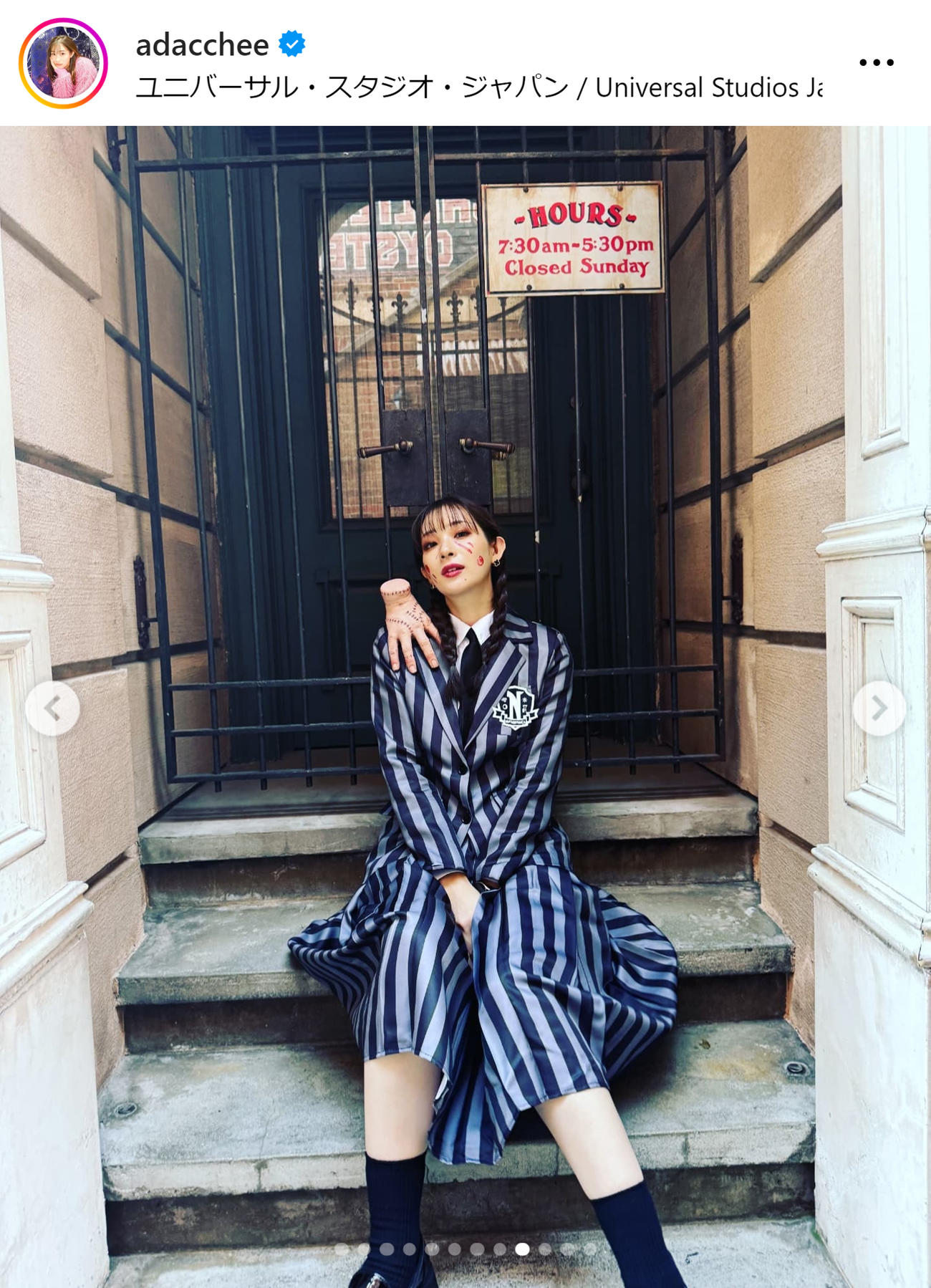 足立梨花のインスタグラムから