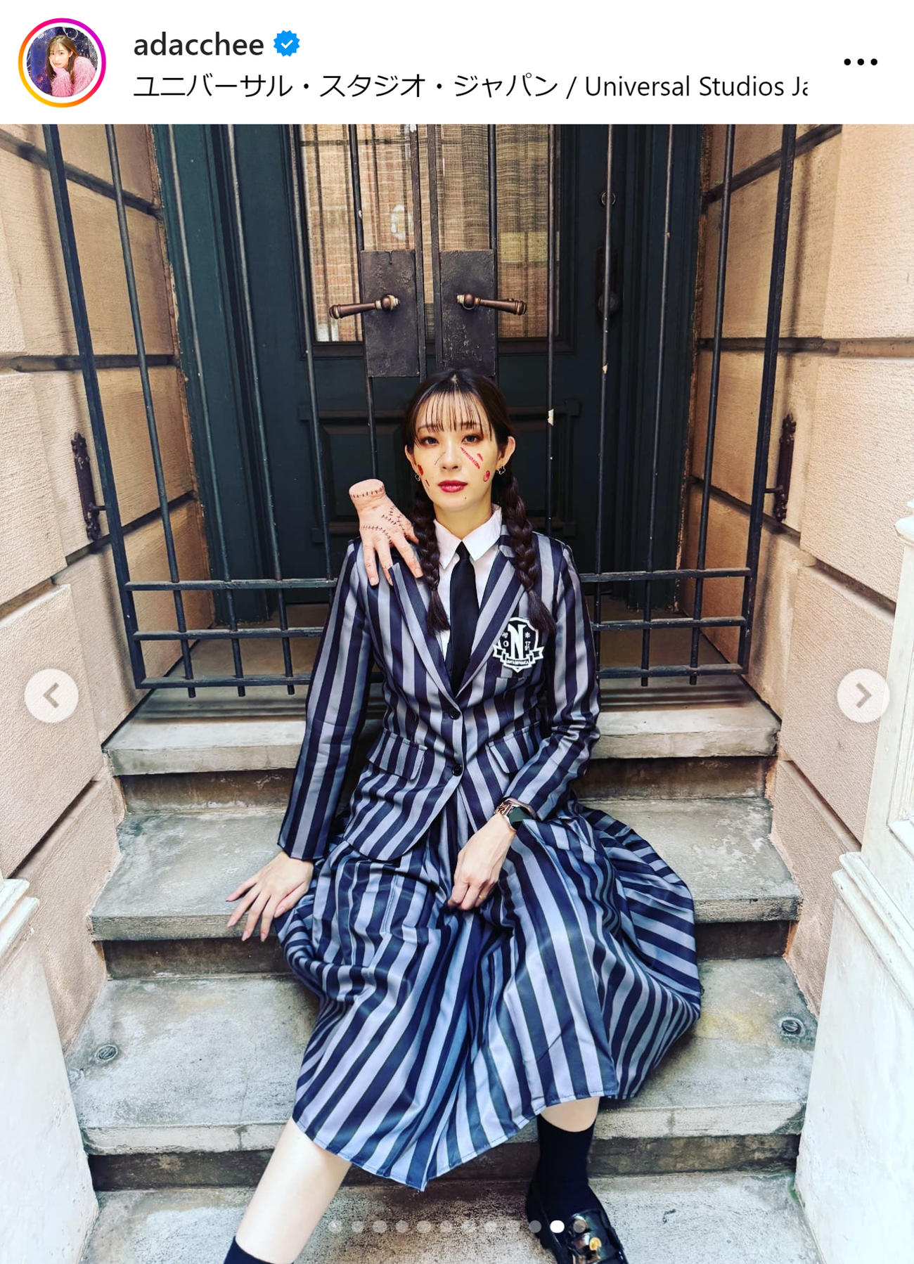 足立梨花のインスタグラムから