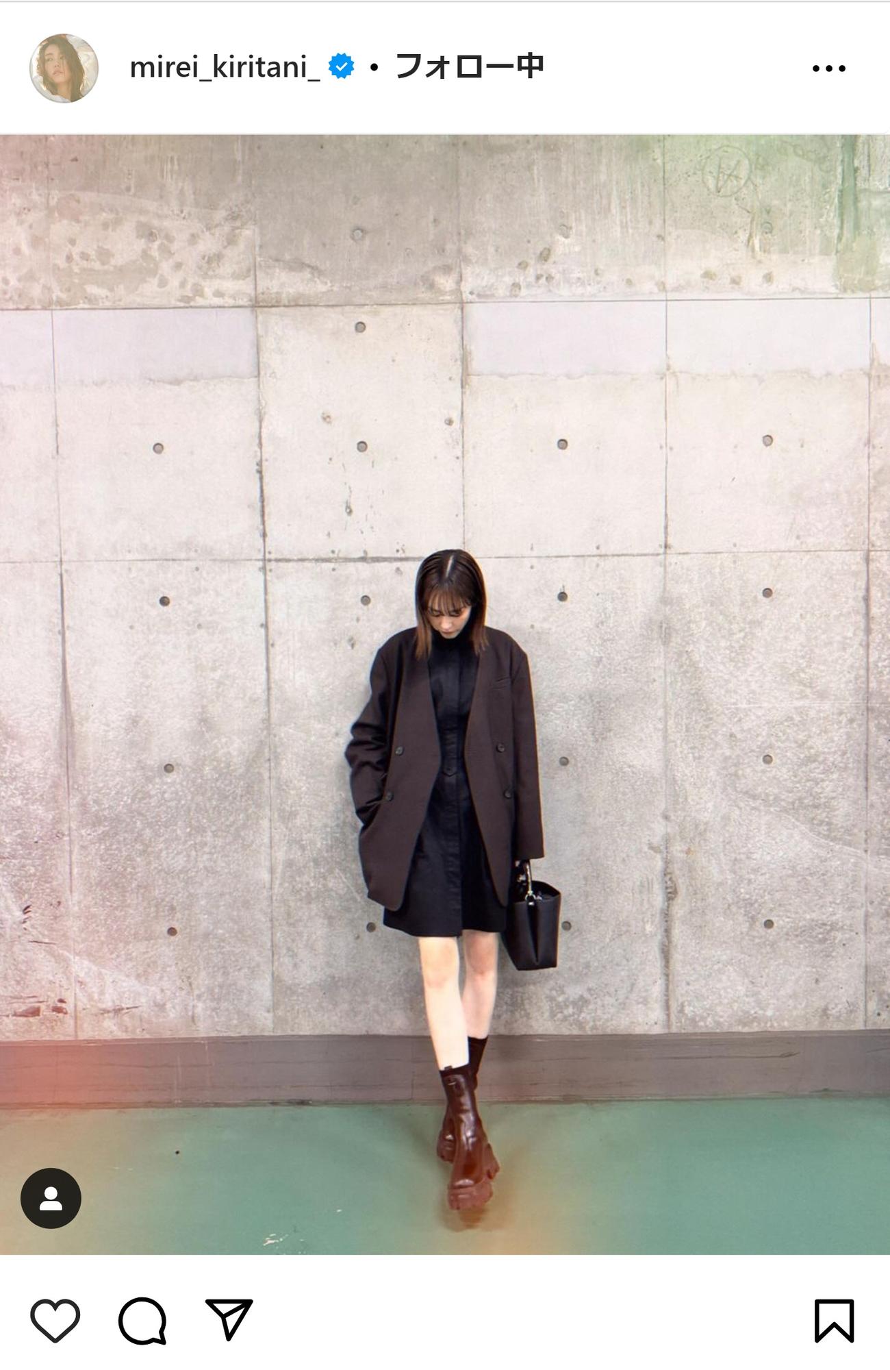 桐谷美玲のインスタグラムから