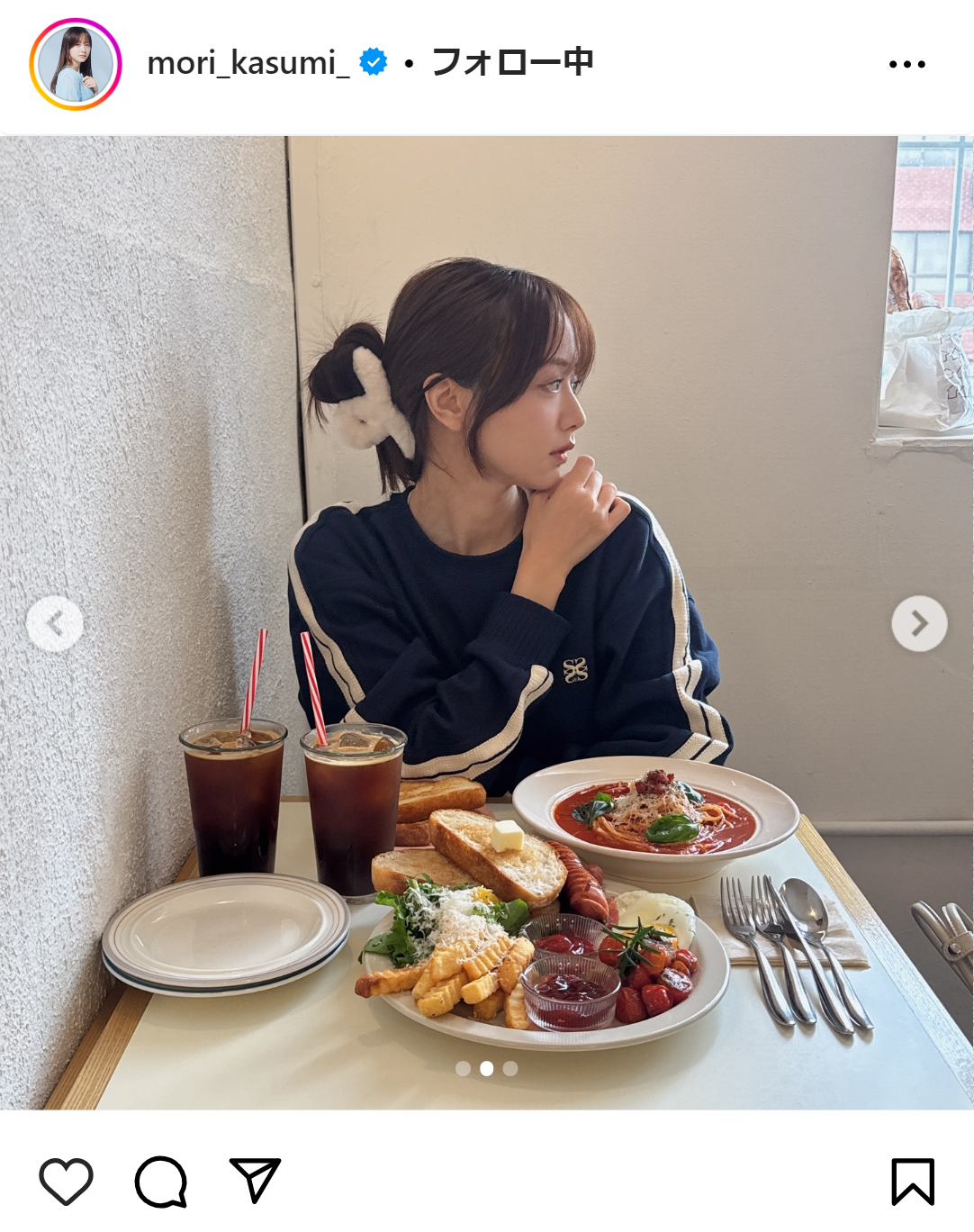 森香澄のインスタグラムから