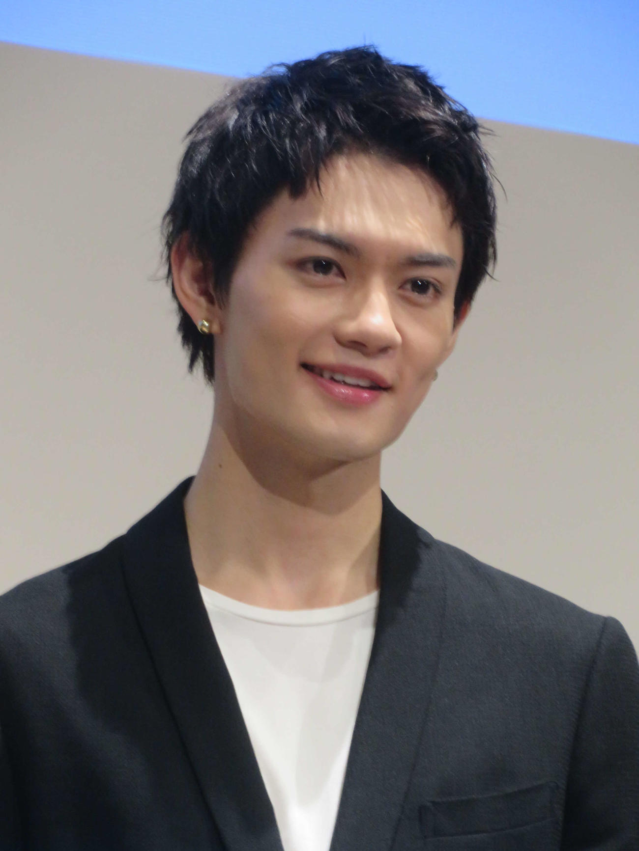 テレビ朝日系ドラマ「マイダイアリー」制作発表会見に出席した佐野勇斗