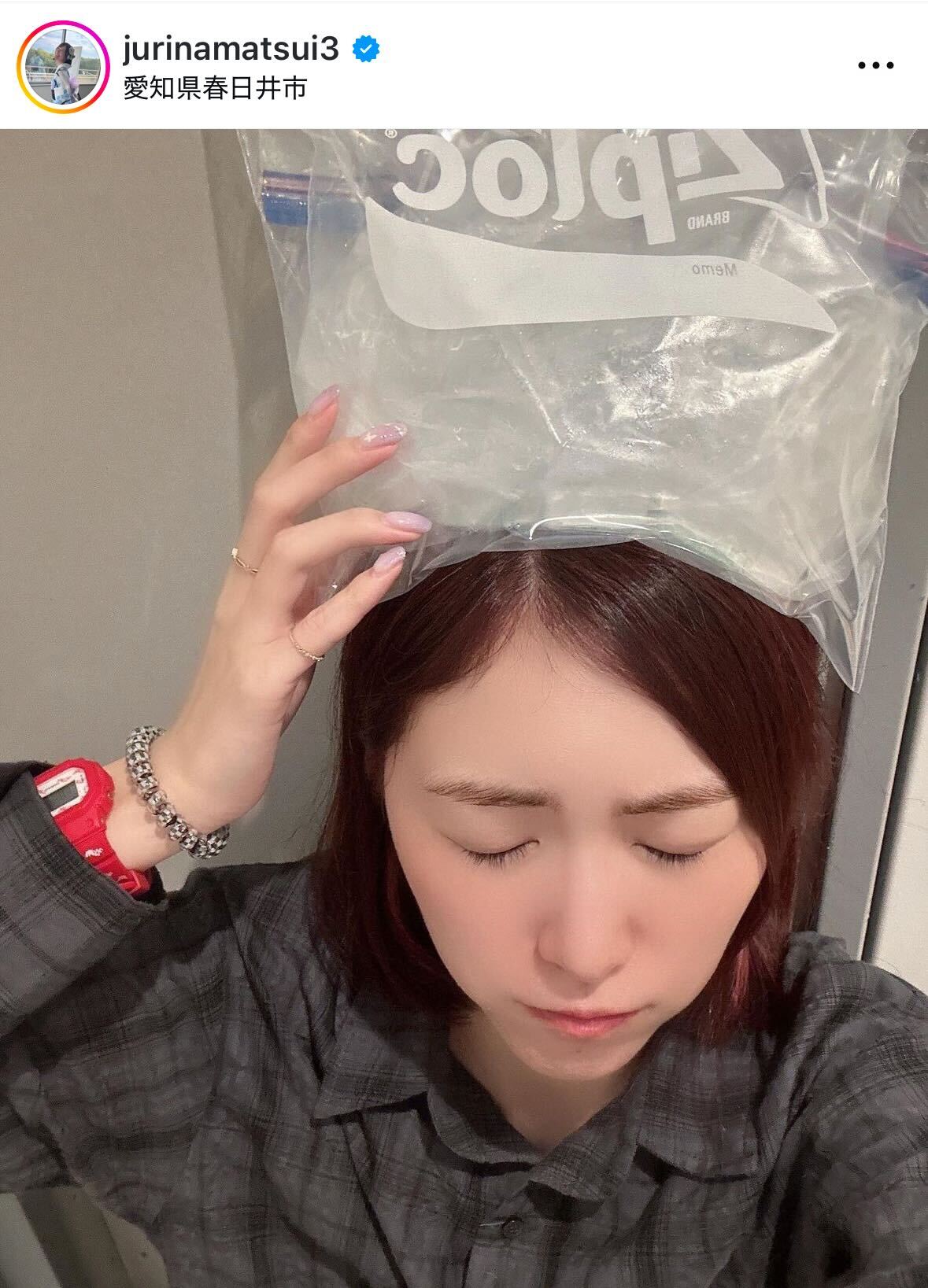 松井珠理奈のインスタグラムから