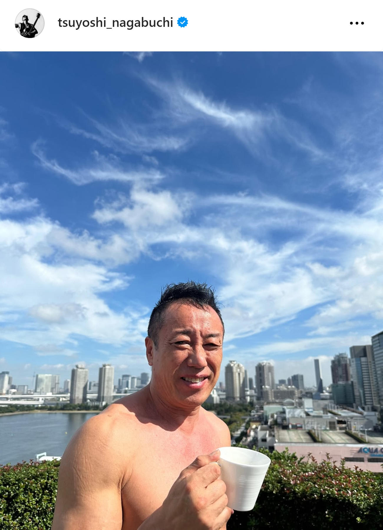 長渕剛のインスタグラムから