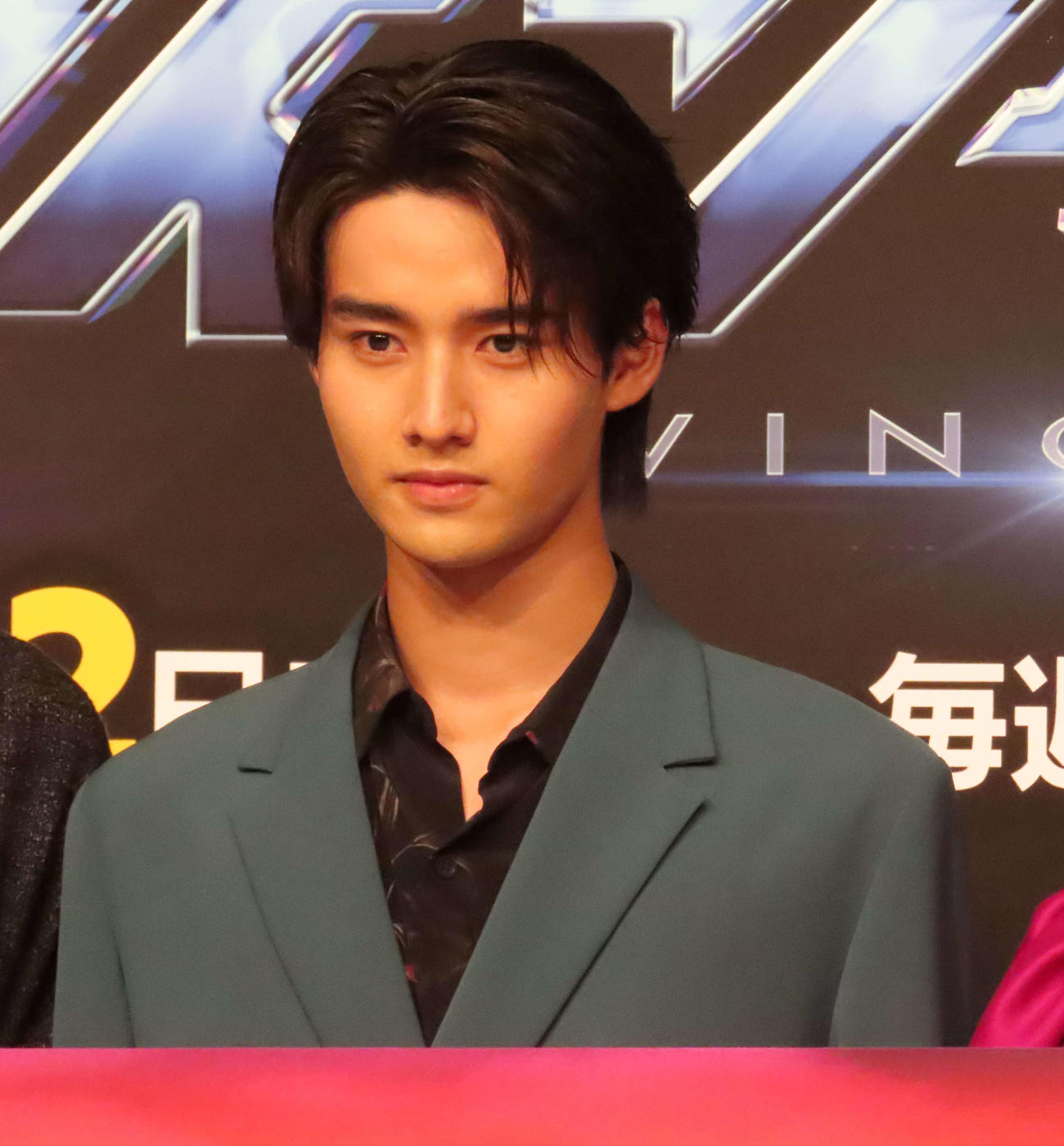 「ウイングマン」記者会見に出席した藤岡真威人